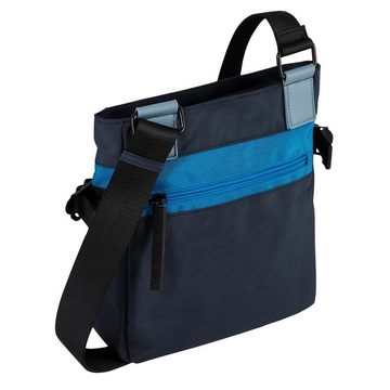 TOM TAILOR Umhängetasche Tom Tailor STUART, Reißverschlusstasche mit langem Gurt S, mixed blau