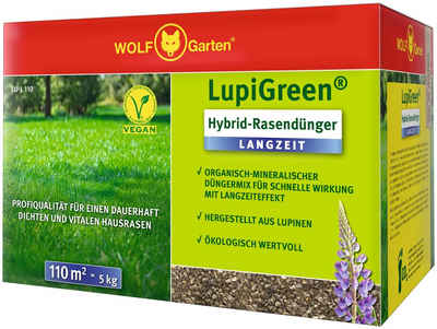 WOLF-Garten Rasendünger »LU-L 110 D/A LupiGreen® HYBRID-LANGZEIT«, 4x5 kg, für ca. 110 m²