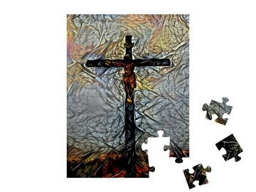 puzzleYOU Puzzle Der Herr Jesus am Kreuz, 48 Puzzleteile, puzzleYOU-Kollektionen Christentum