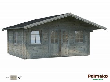 Palmako Gartenhaus Helena 18,6 Holzhaus Blockbohlenhaus, BxT: 530x410 cm
