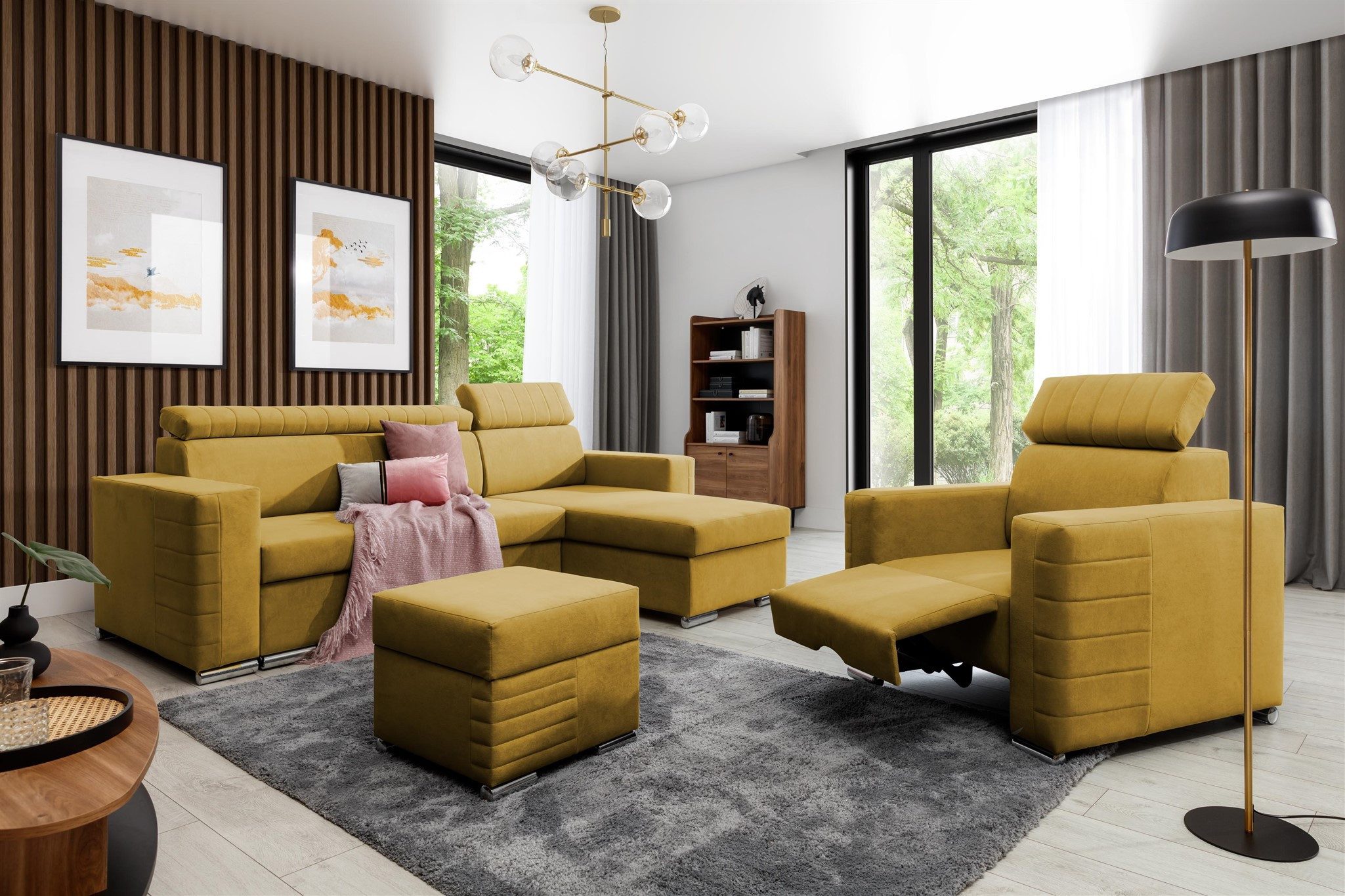Fun Möbel Ecksofa Schlafsofa CANTON in günstig online kaufen