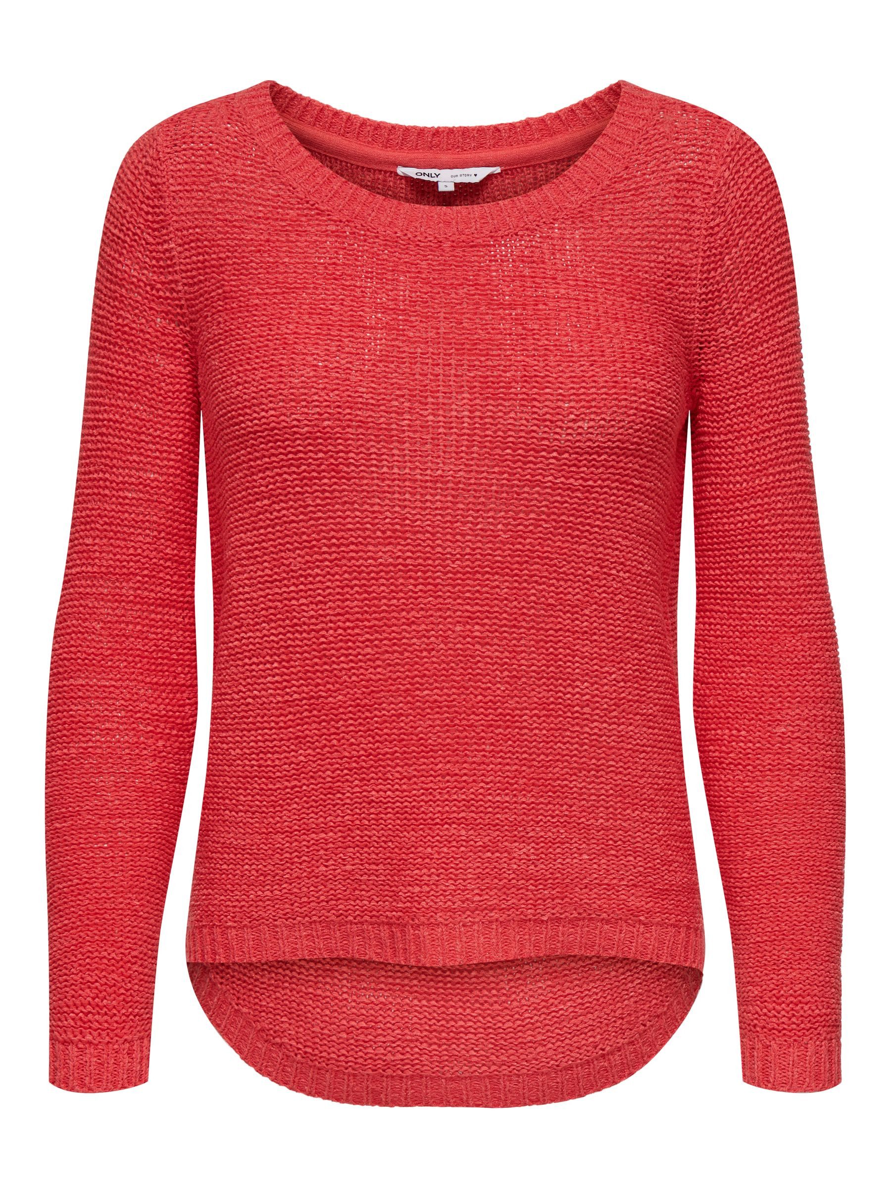 ONLY Strickpullover Einfarbiger Basic Strickpullover ONLGEENA günstig online kaufen