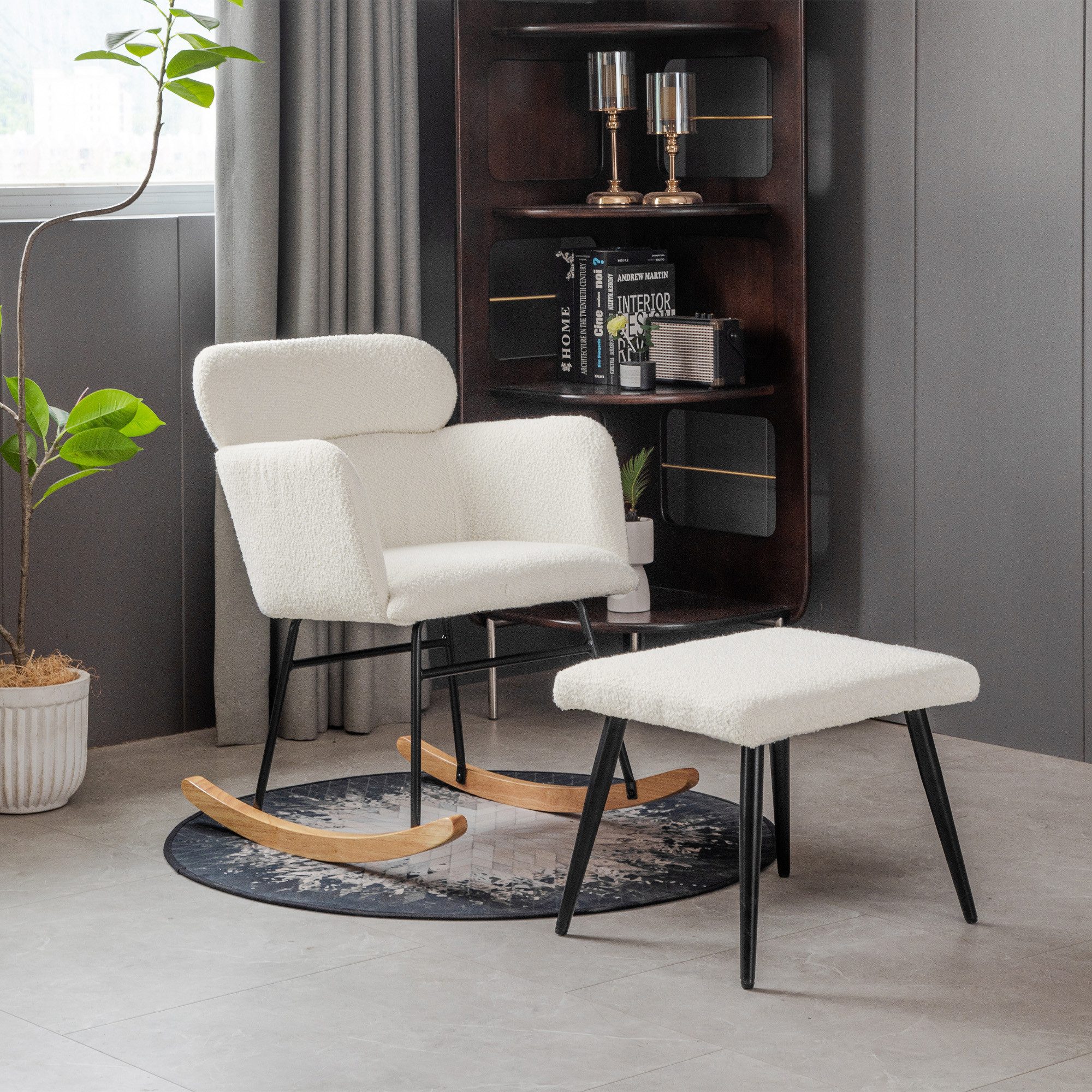 HAUSS SPOLE Schaukelstuhl Eleganter Freizeitstuhl mit günstig online kaufen