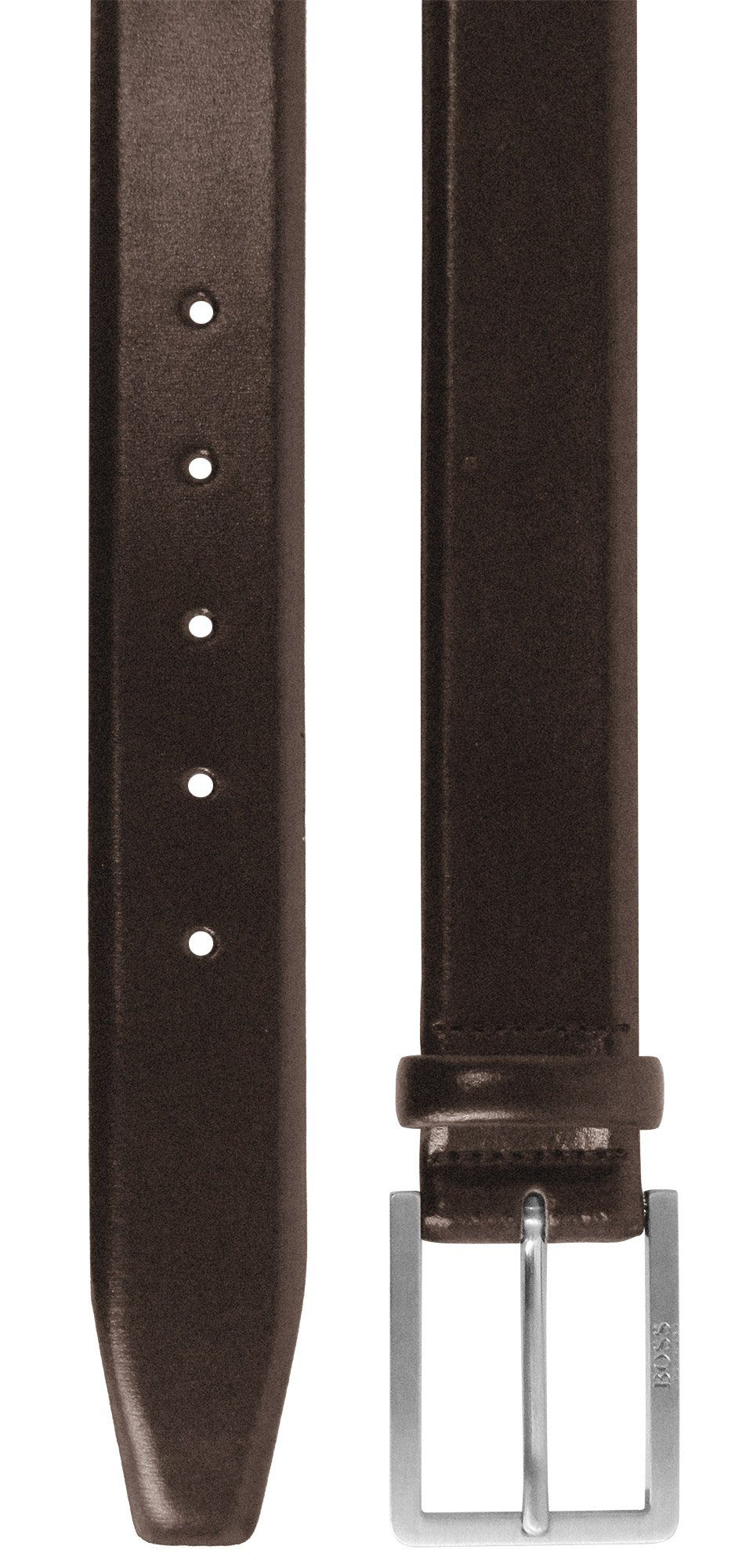 BOSS Ledergürtel Erinio Braun