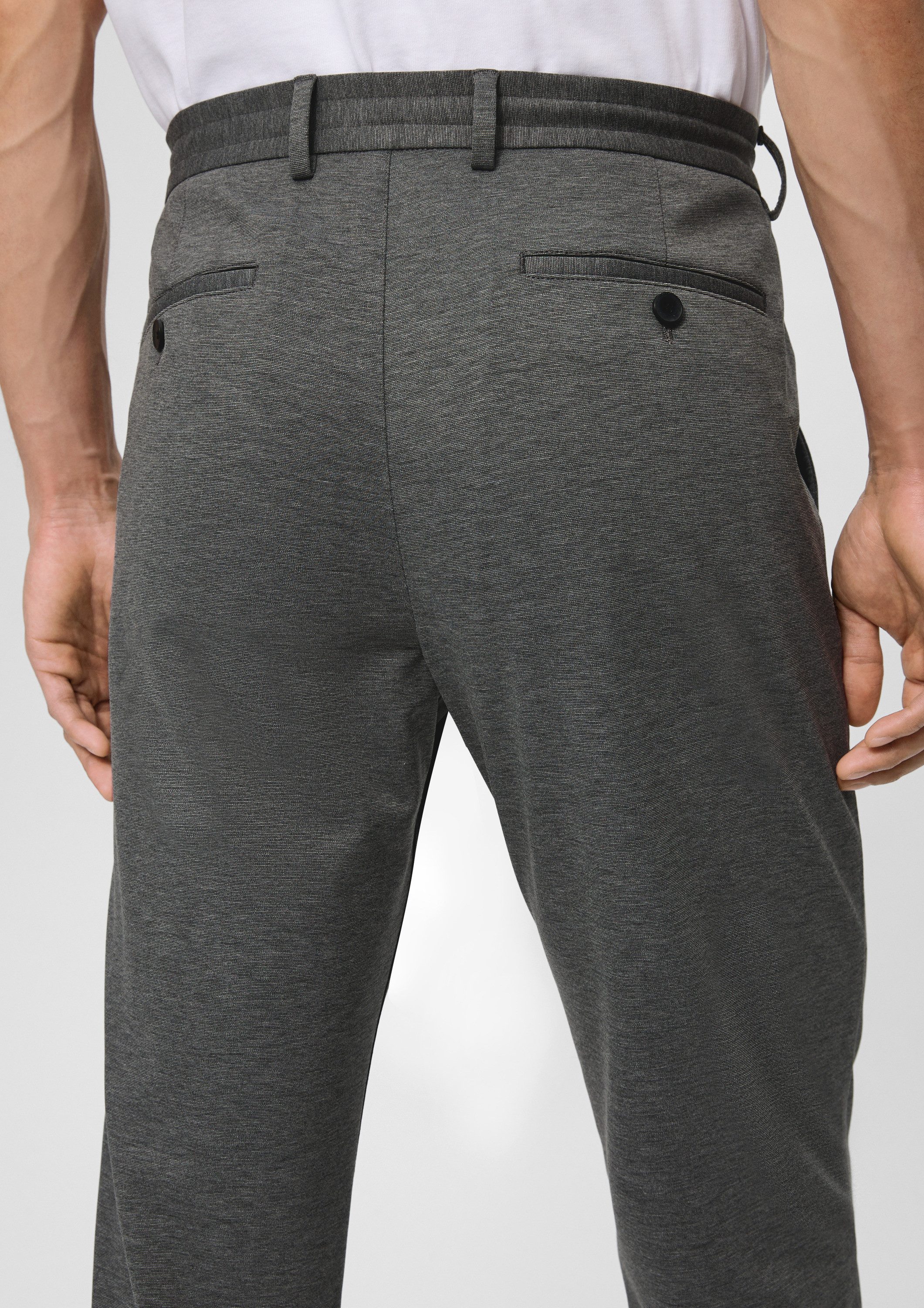 s.Oliver Chinos Hose S.OJOGG s.O JOGG: Anzughose aus Stretch-Jersey