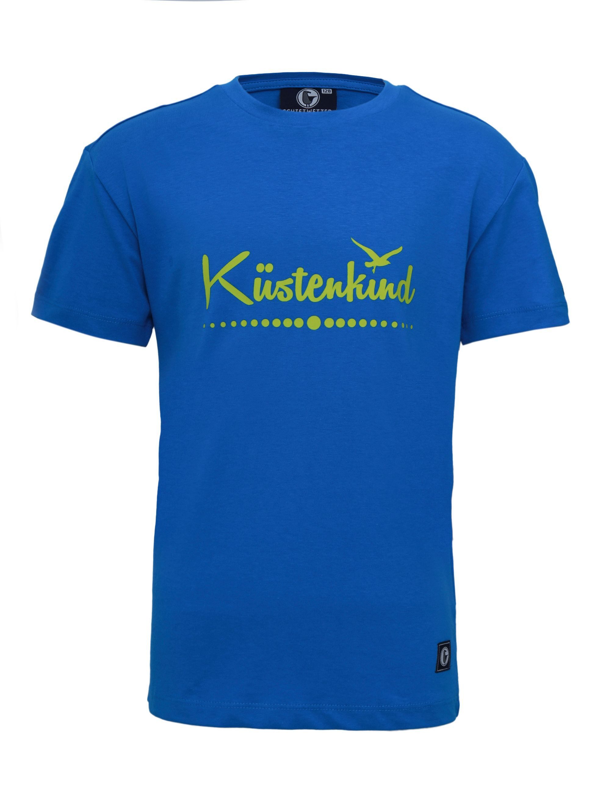 Schietwetter T-Shirt Unisex Kinder "Küstenkind", Rundhals (1-tlg) atmungsaktiv