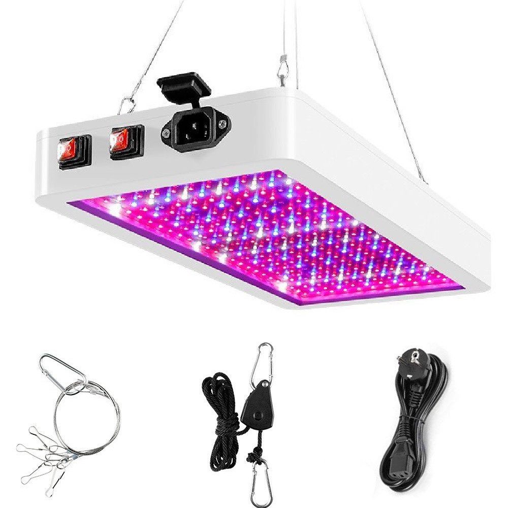 DOPWii Pflanzenlampe 216/312LEDs,Doppelschalter,60W/80W,mit verstellbarer S günstig online kaufen