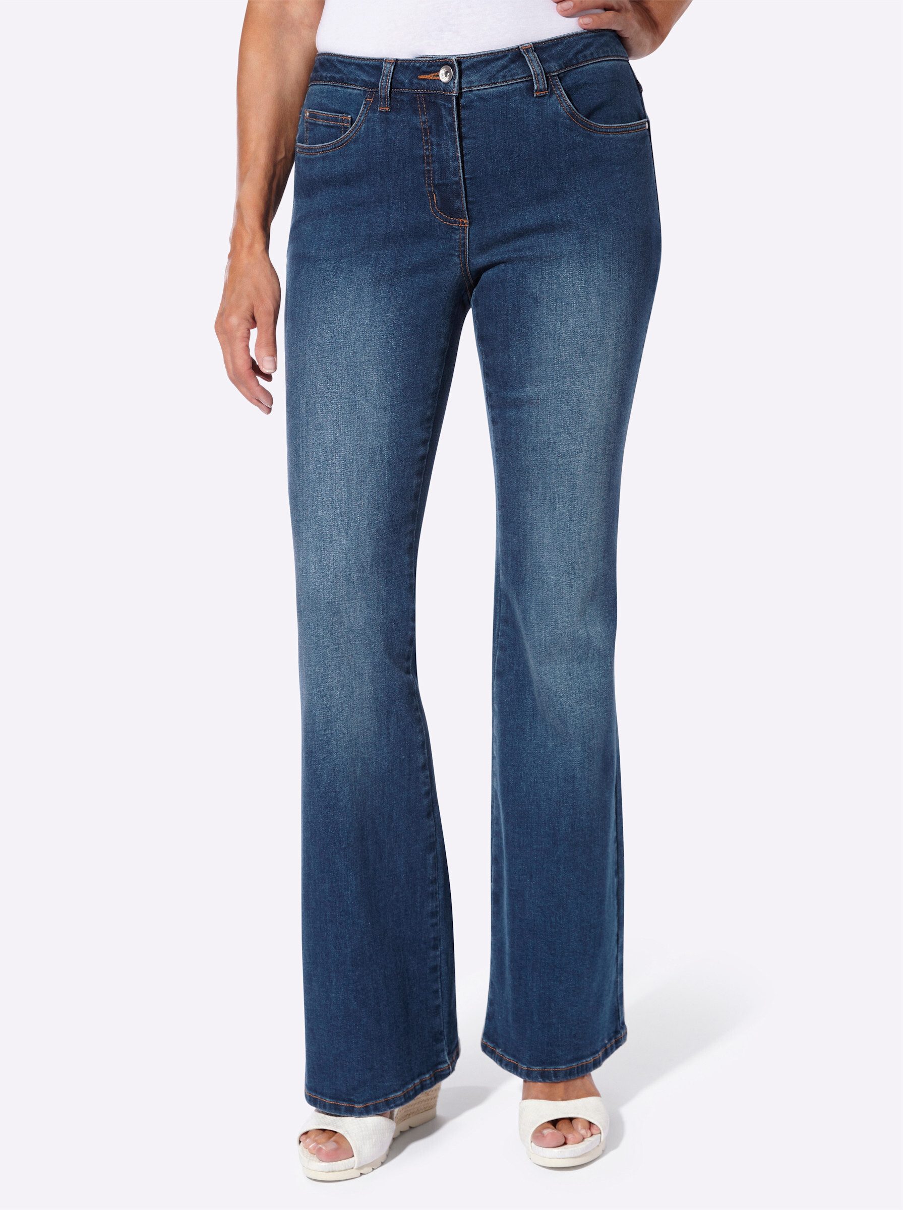 Witt Bequeme Jeans Jeans leicht vertieft