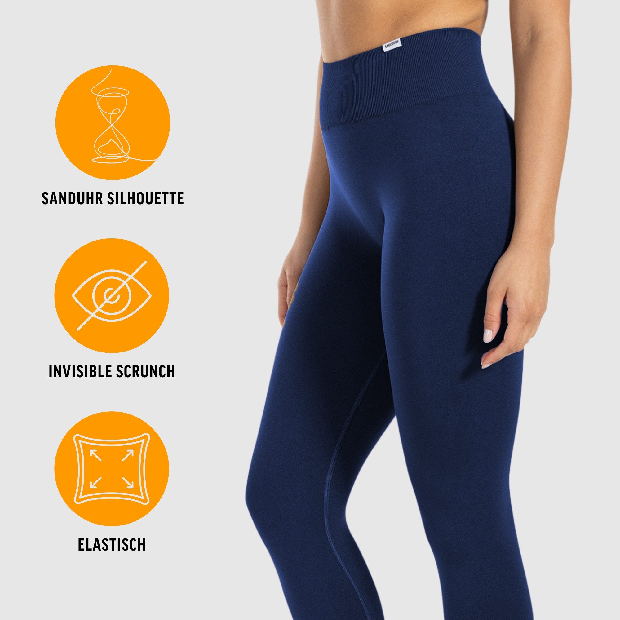 Smilodox Leggings Amaze Pro mit Scrunch-Effekt, High Waist V-Shape Sport & günstig online kaufen