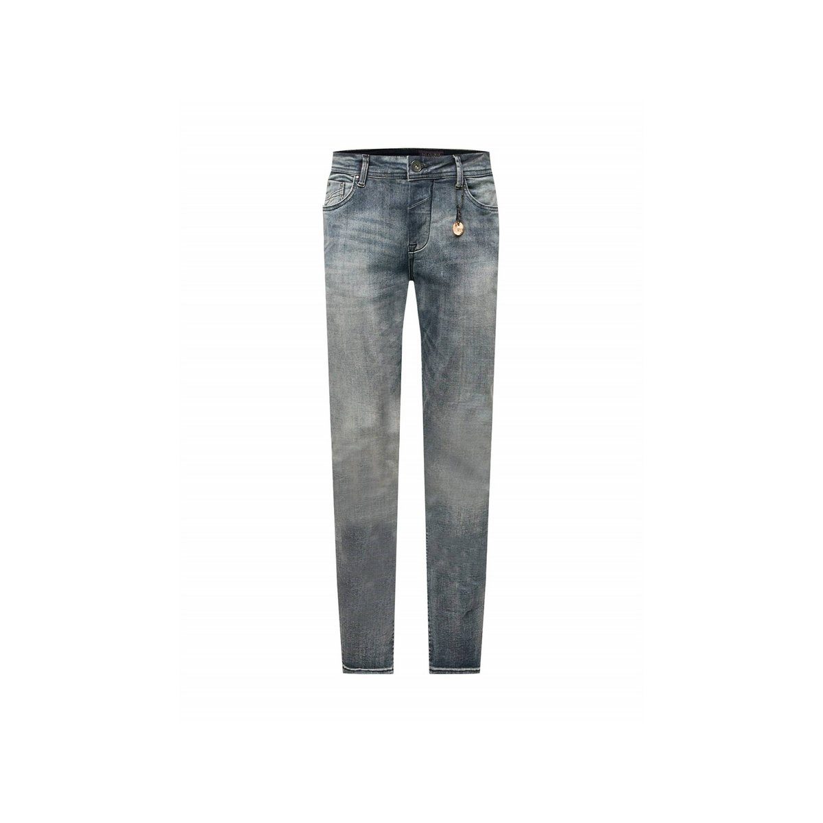 NO EXCESS 5-Pocket-Jeans grau (1-tlg)