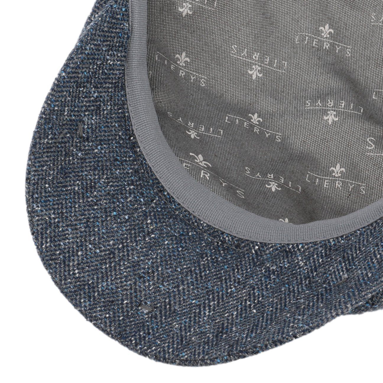 Lierys Flat Cap (1-St) Schirmmütze Schirm, Made mit the in blau EU