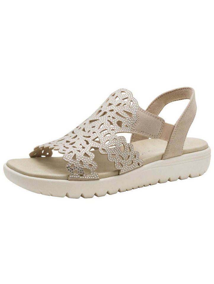 MARCO TOZZI Sandalen Textil . Schaftsandalette