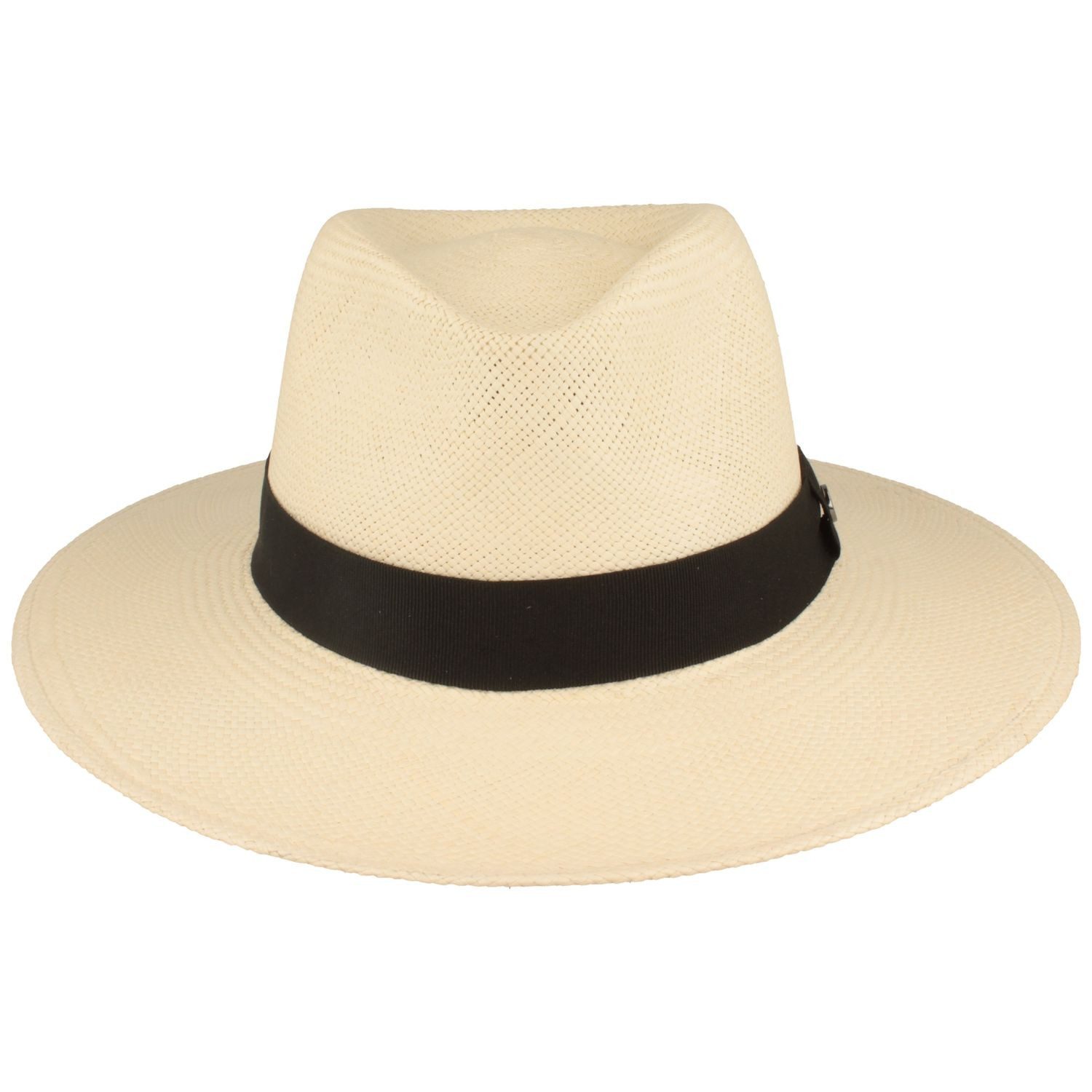 Breiter Strohhut Original Panamahut Traveller mit UV-Schutz 50