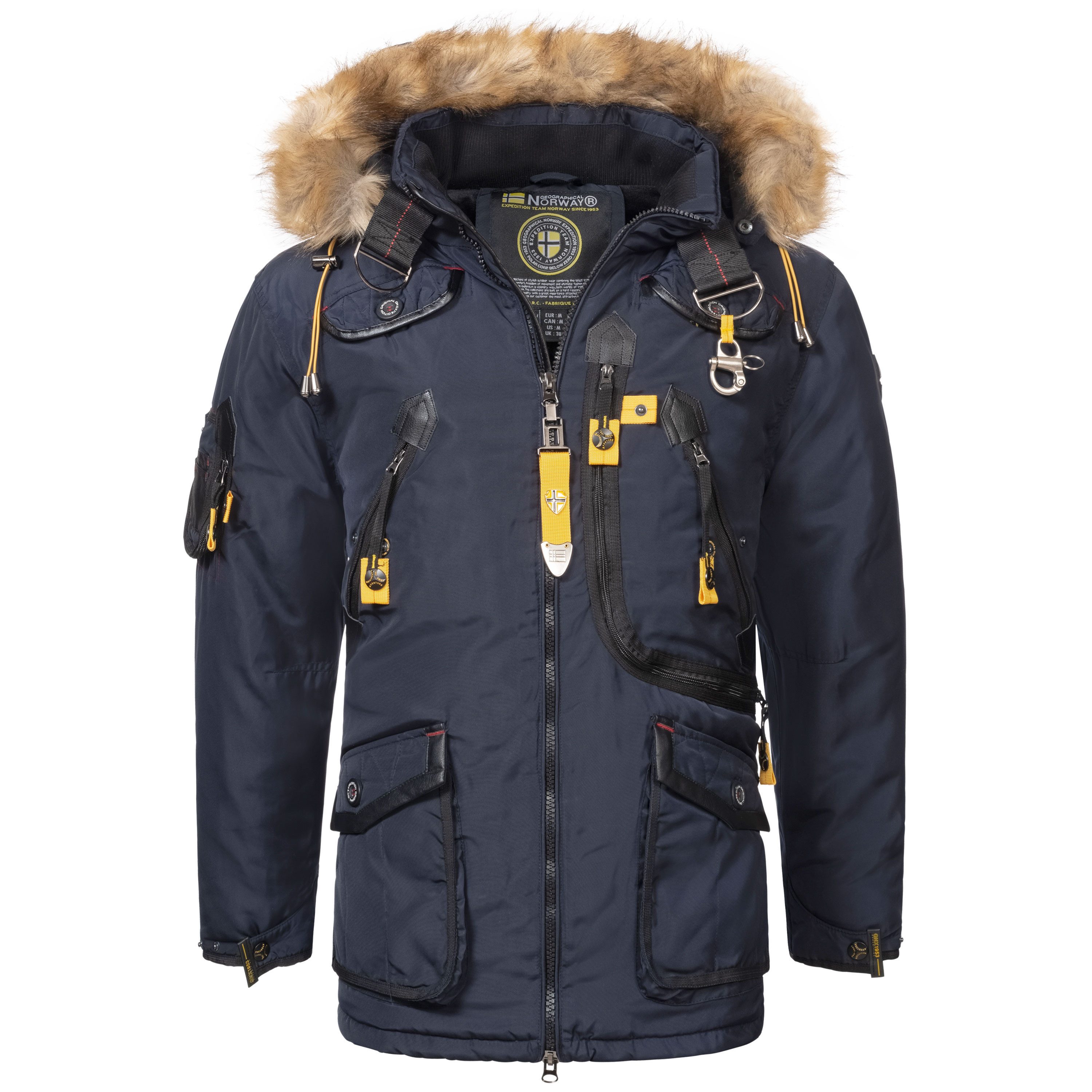 Geographical Norway Parka Herren Luxus Outdoor Funktions Jacke Sehr Warm Wi günstig online kaufen