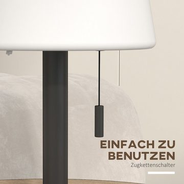 Outsunny Tischleuchte Aufladbar USB LED Tischlampe, LED, für Indoor, Outdoor, Schwarz+Weiß