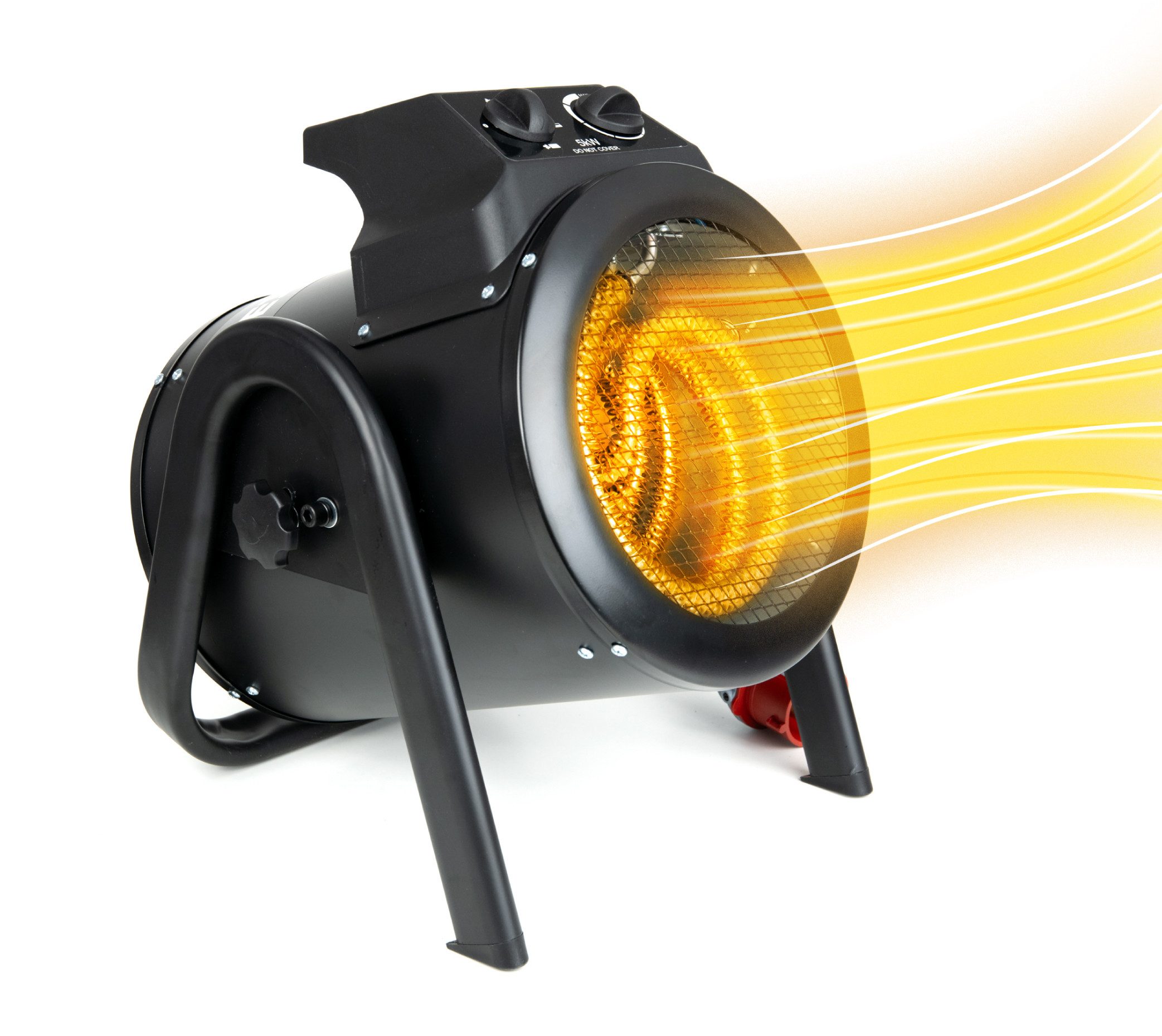 FEISTOS Heizstrahler Ikarus 5000, 5000 W, Heizbereich 100 m³, Stufenlos, Heizspirale aus Edelstahl