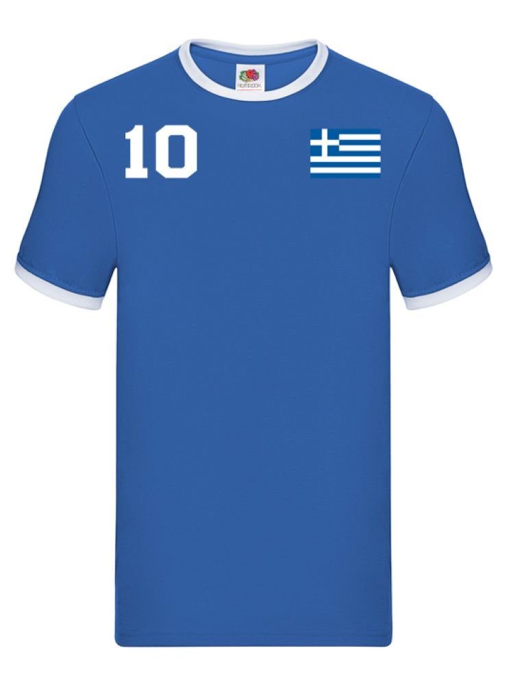 Blondie & Brownie T-Shirt Herren Griechenland Sport Trikot Fußball Handball Meister EM
