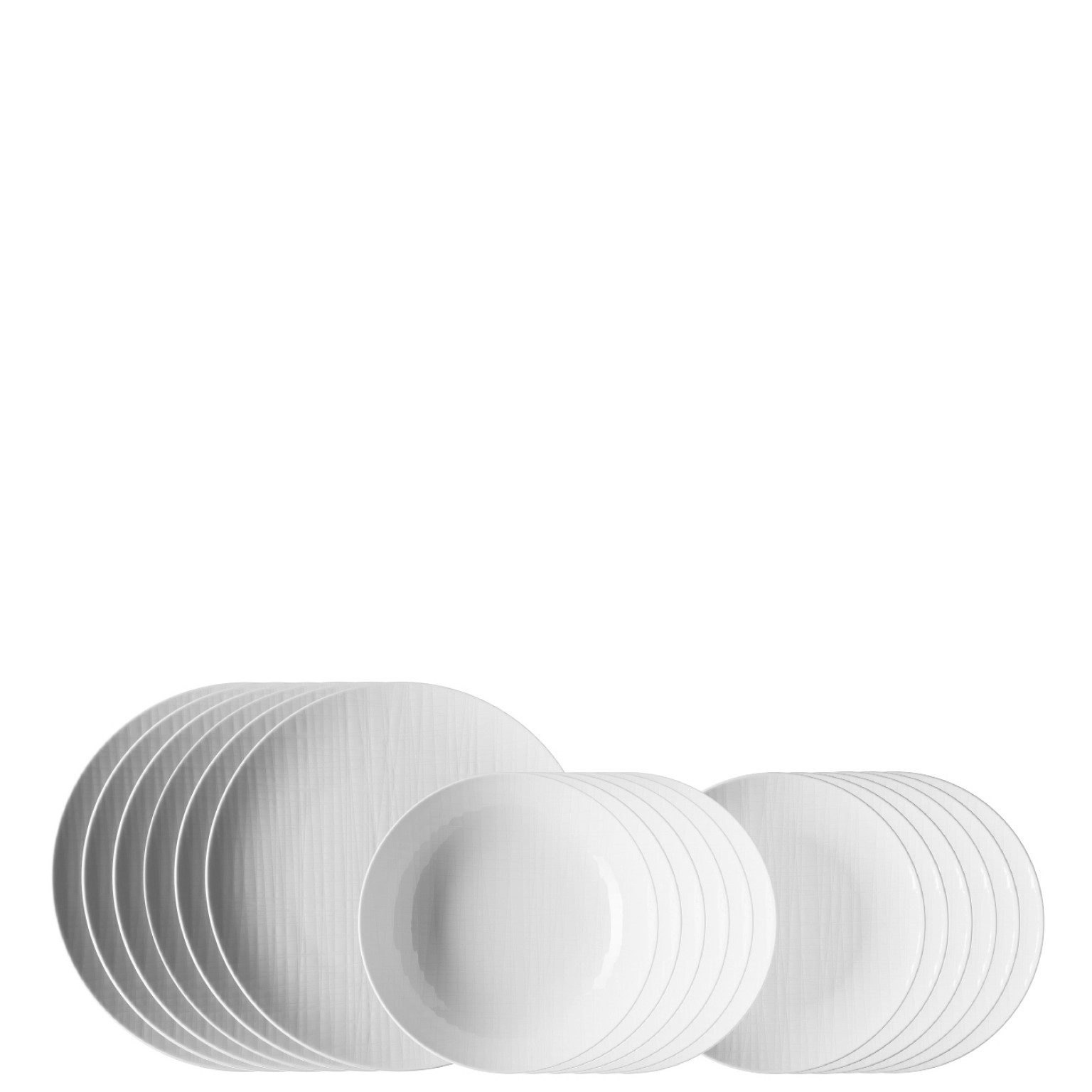 Rosenthal Geschirr-Set Rosenthal Mesh Set, Porzellan, Porzellan