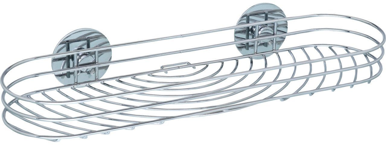 Duschkorb Wenko Duschkorb Sion Turbo-Loc Stahl, chrom