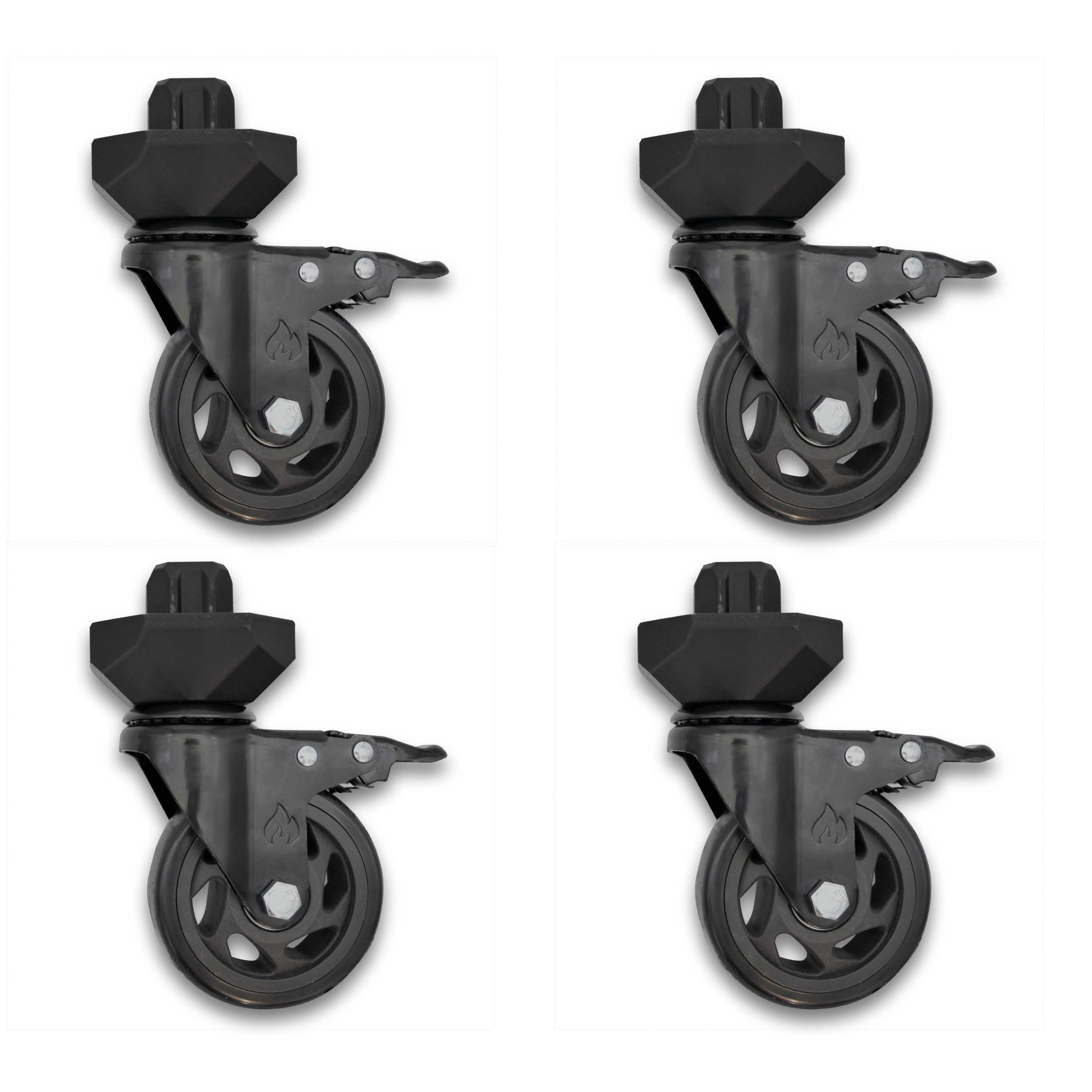 Grillrost.com BBQ Grillrost BBQ Premium Ersatz-Rollen Set für Gasgrills (Rogue), Made in Germany