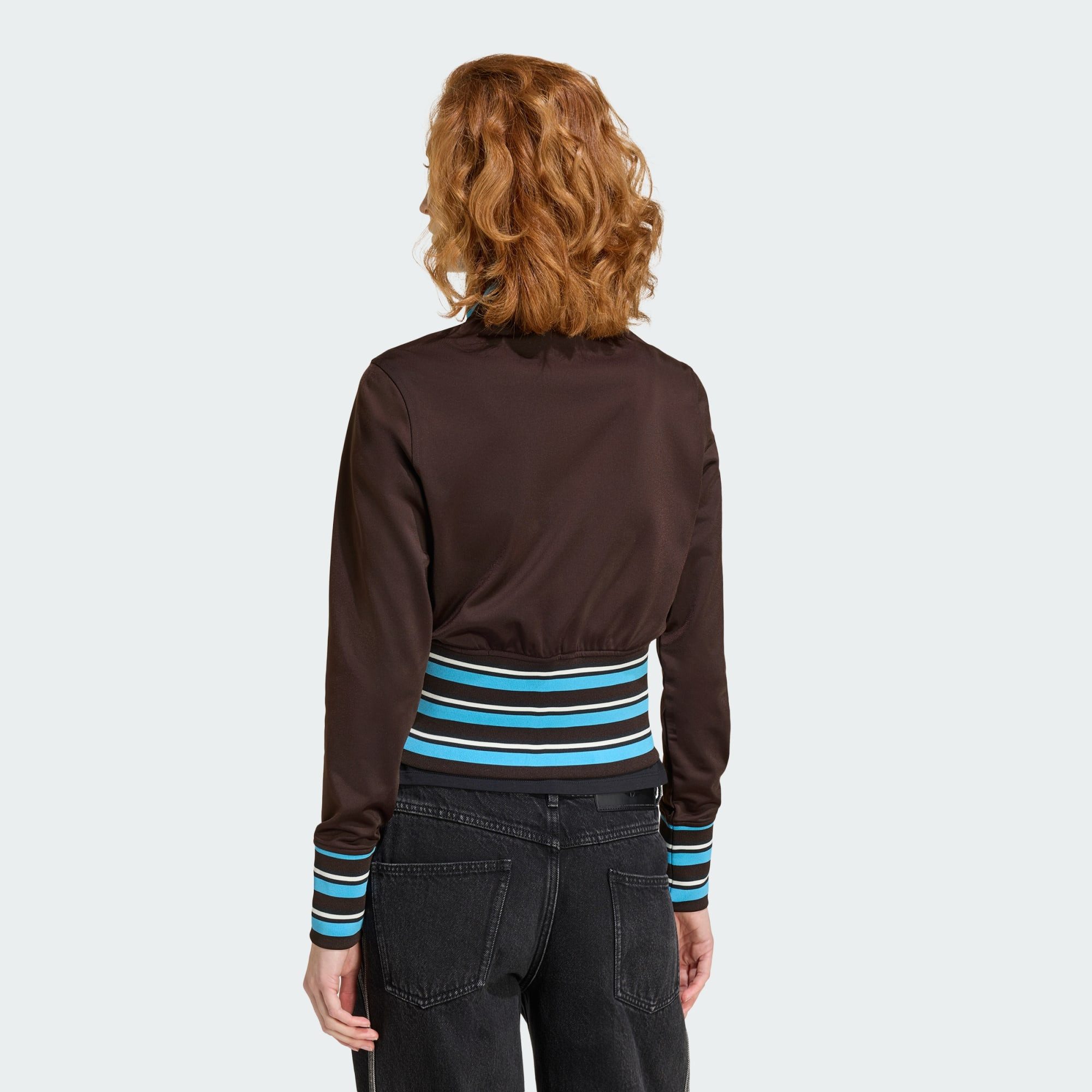 adidas Originals Trainingsjacke VINTAGE TT HIGH KNITTED RIBS TOP (1-St)