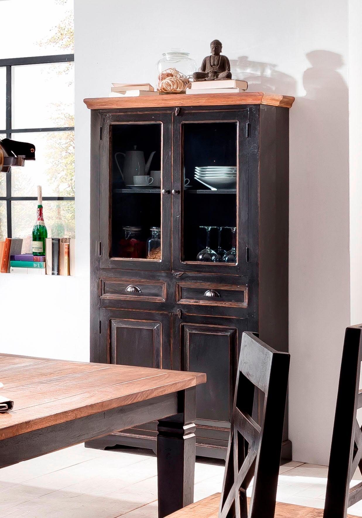 SIT Vitrine "Corsica", Höhe 180 cm, Shabby Chic, Vintage günstig online kaufen