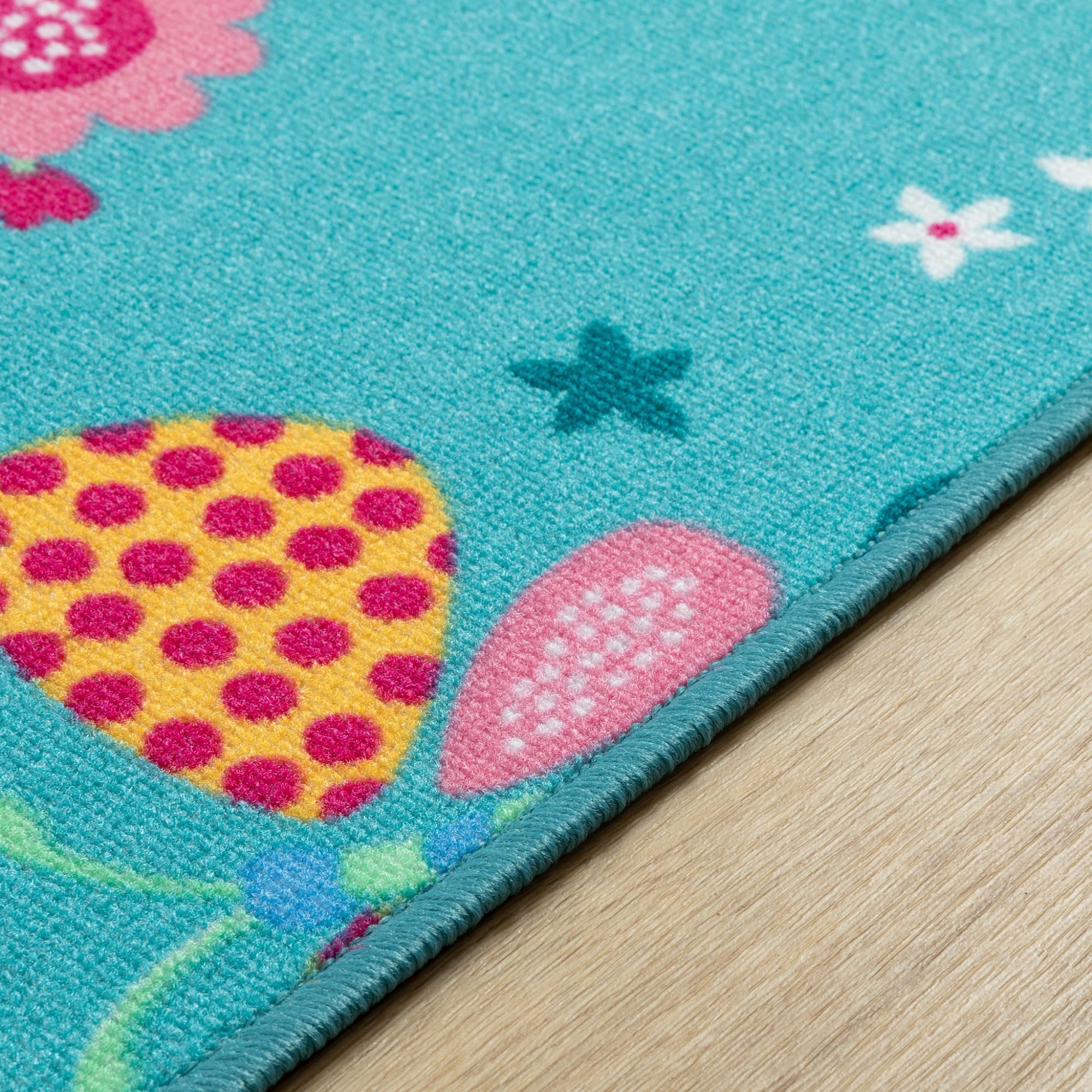 Steffensmeier Kinderteppich Sophia, Rechteckig, Schmetterlinge, Kinderzimmer