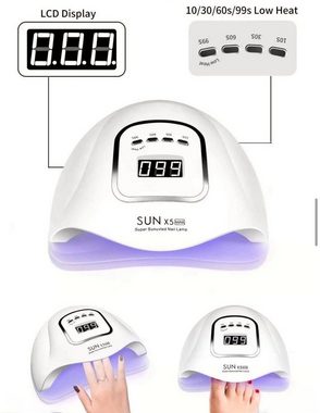 World of Nails-Design Lichthärtungsgerät LED UV Dual Lichthärtungsgerät, UV-Lampe, Nagellampe SUN X5 Max 180W