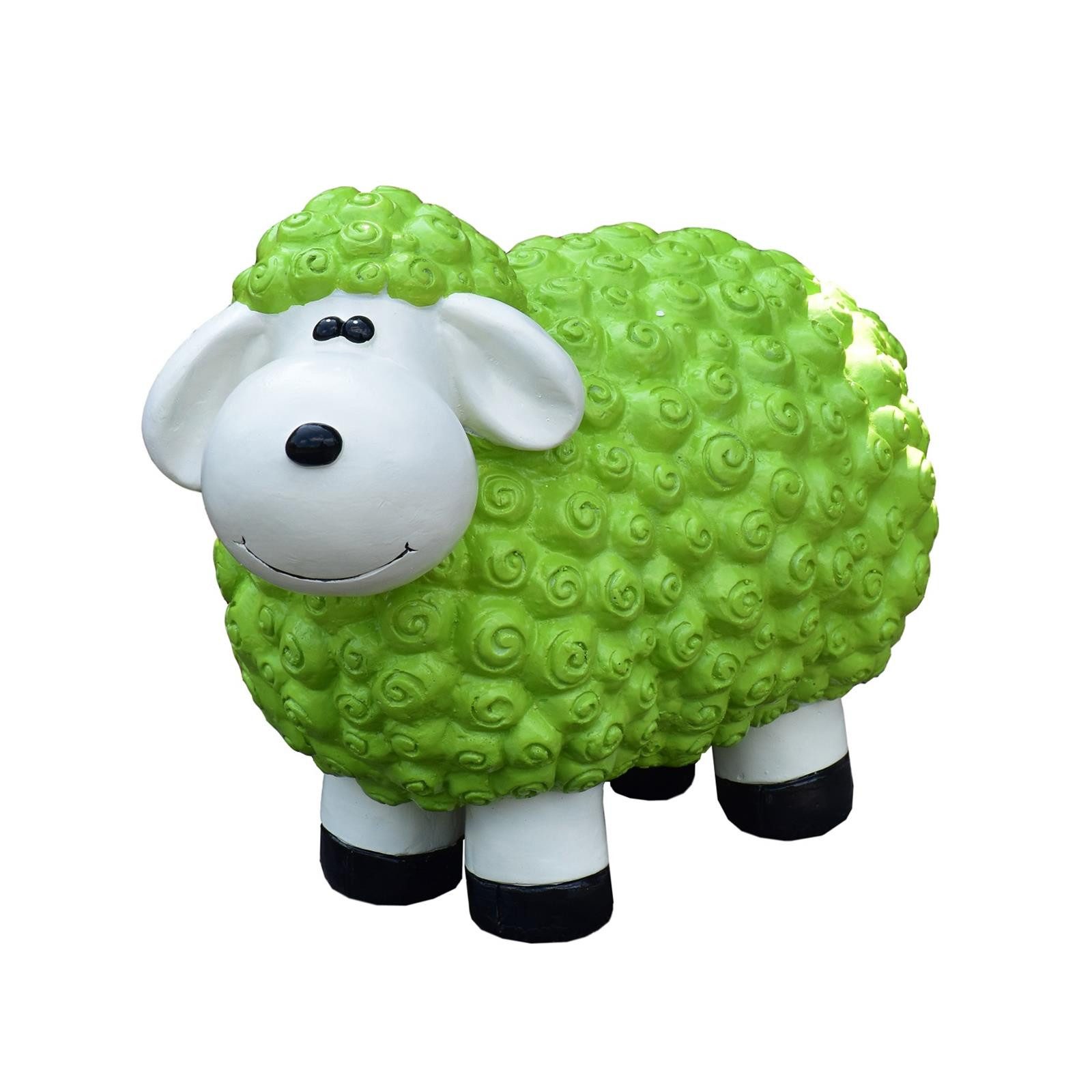 Geschenkestadl Gartenfigur XL Schafe in verschiedenen Farben Gartenfigur