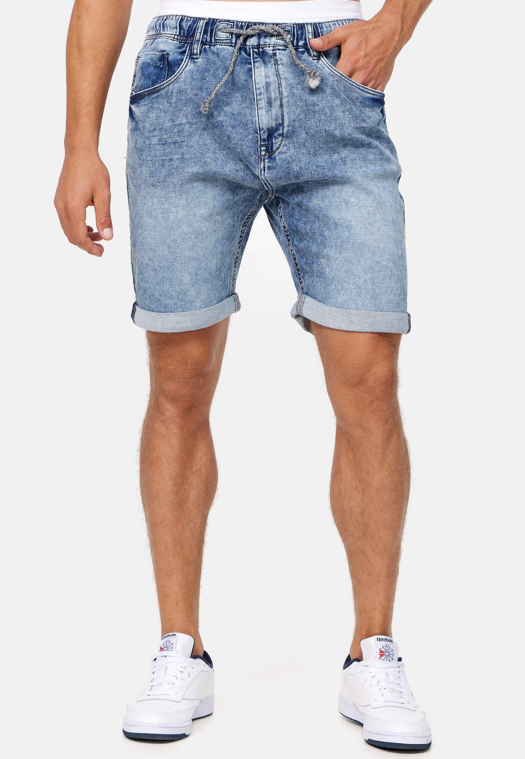 Jeansshorts Denim Kadin Blue Indicode