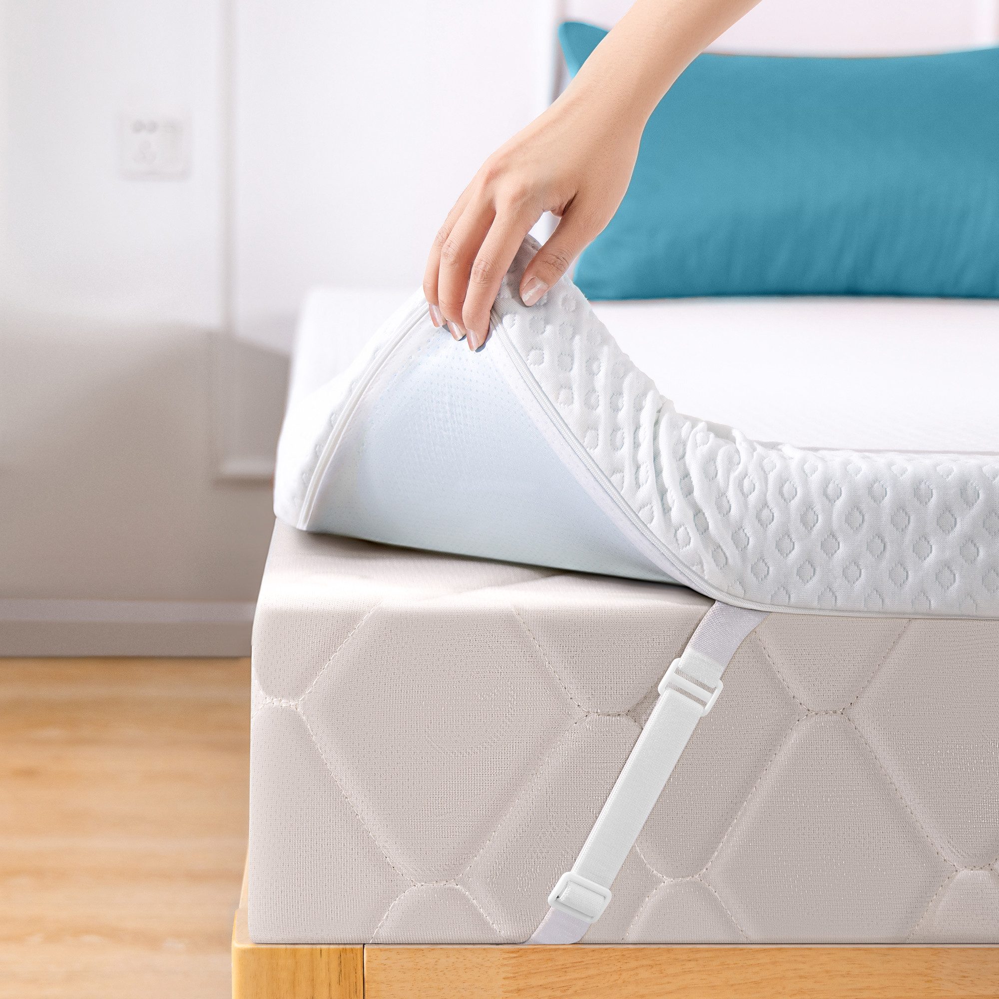 ChaCool, Topper Matratzentopper mit Zwei Schichten -10 cm, Waschbar Bambusf günstig online kaufen