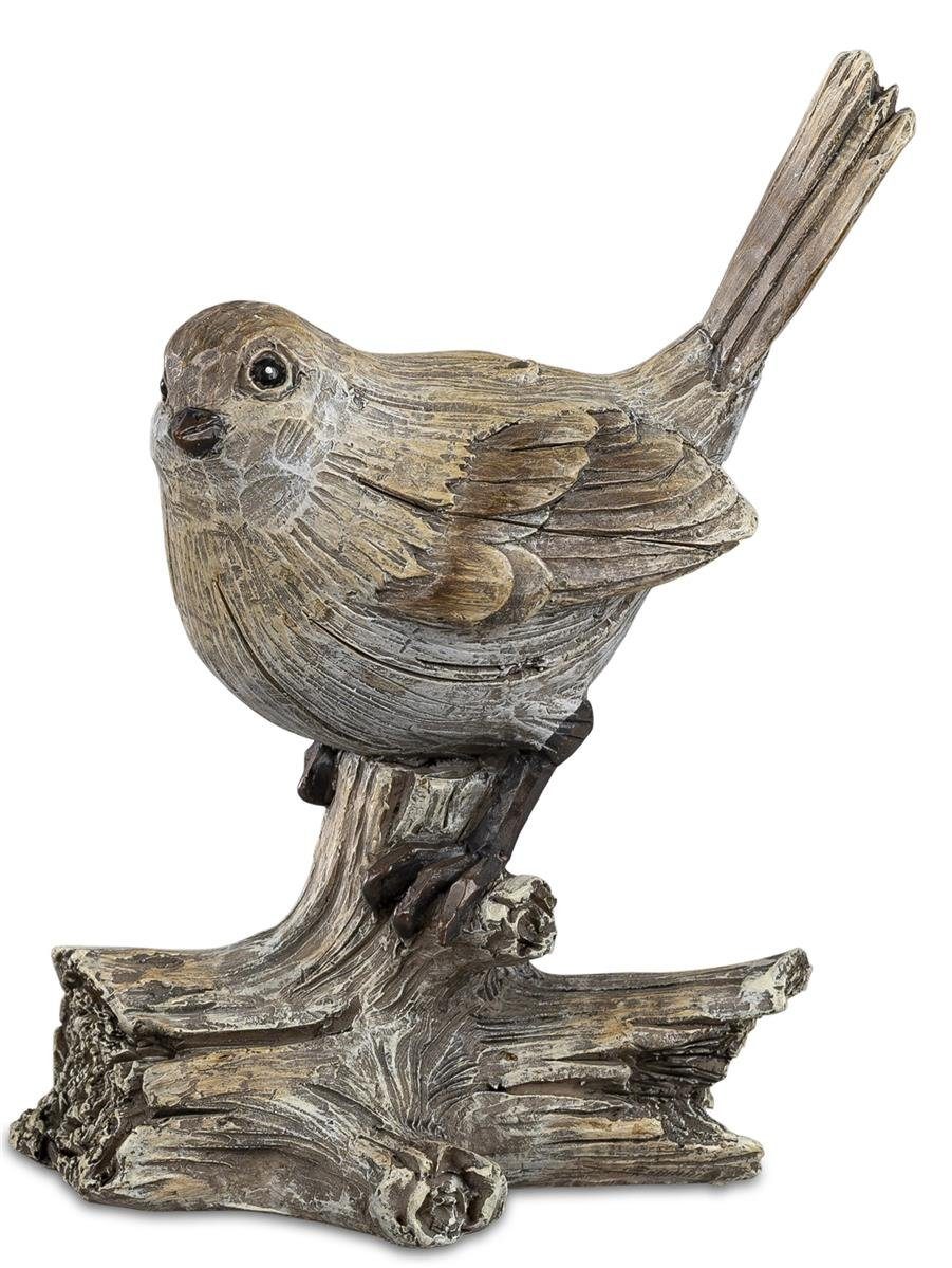 dekojohnson Dekofigur einem AST 10x7x13cm auf Gartenfigur Deko-Vogel