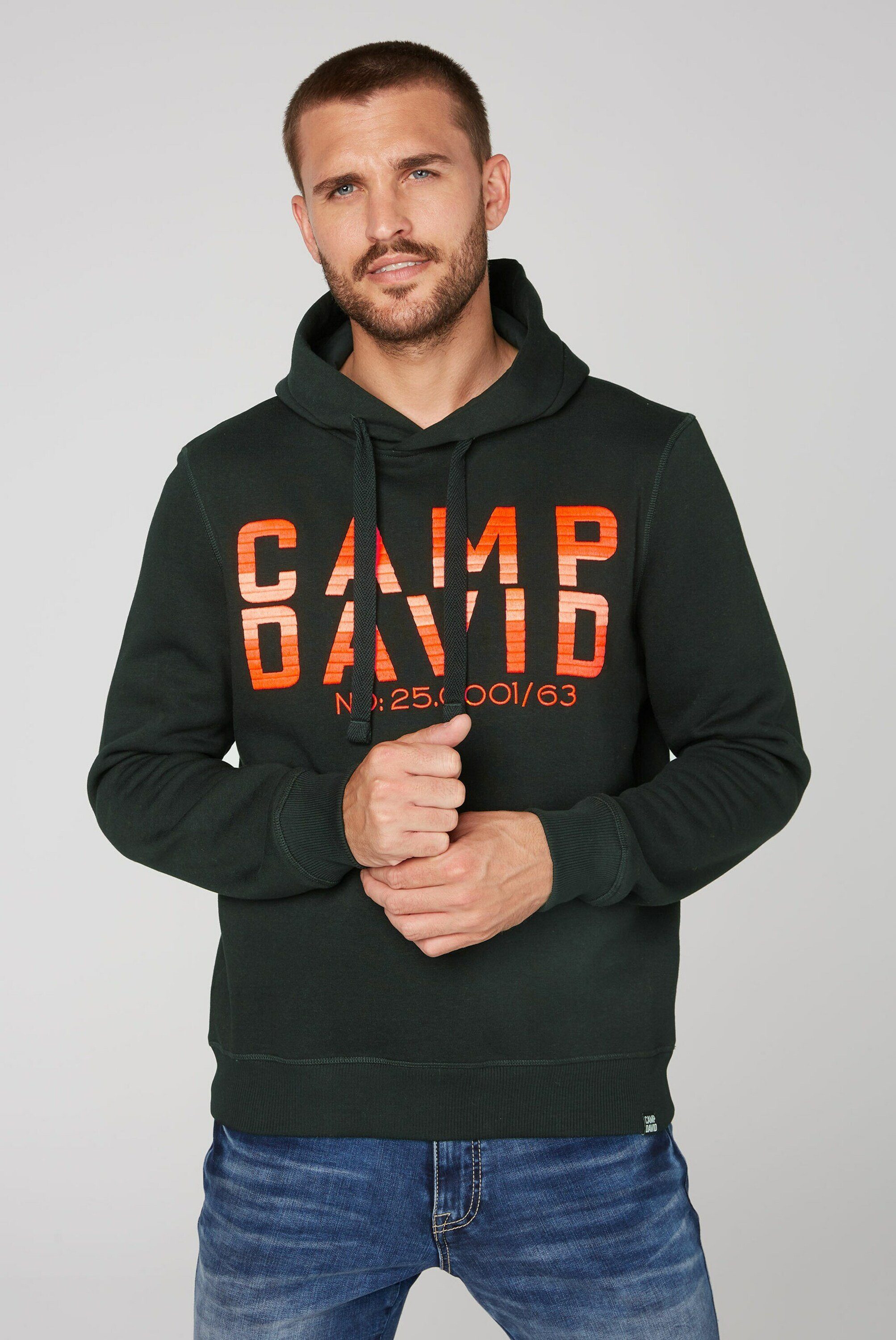 CAMP DAVID Sweatshirt (1-tlg), Label-Stickerei online kaufen | OTTO