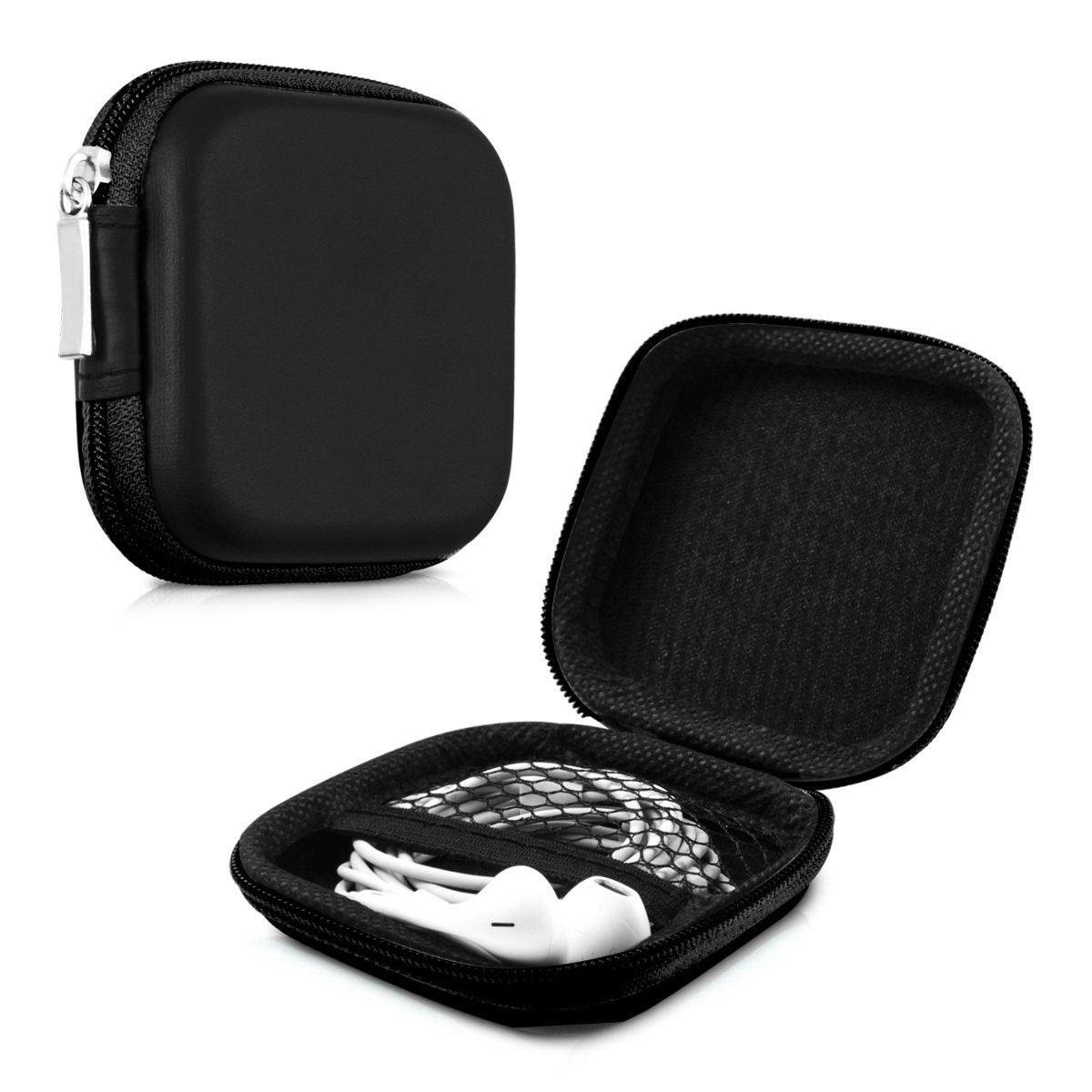 kwmobile Kopfhörer-Schutzhülle In-Ear Kopfhörer Tasche, In Ear Headphones Schutztasche - Earphones Etui Case Cover Hülle