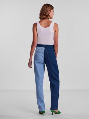 pieces Weite Jeans Lena (1-tlg) Stickerei, Weiteres Detail