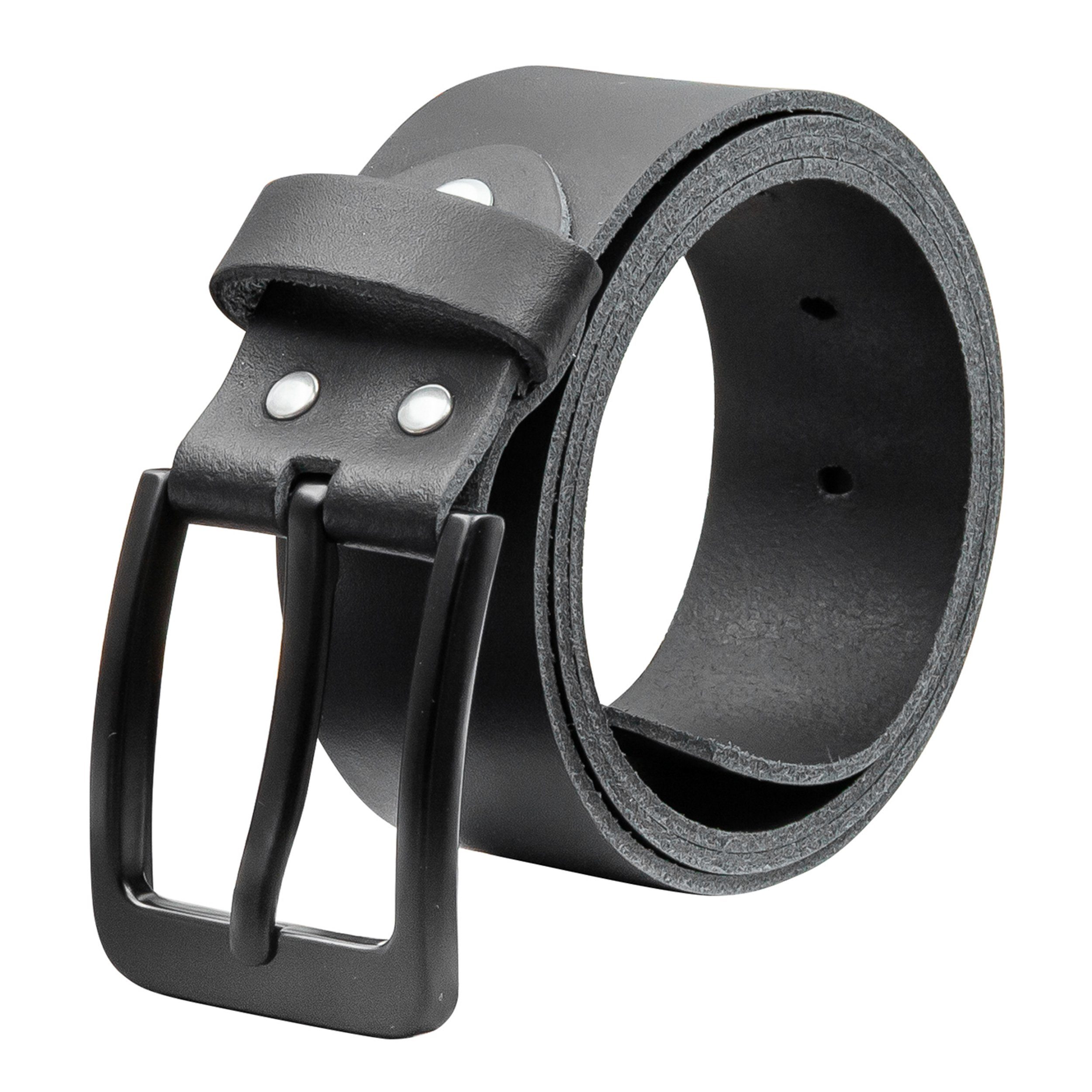 COLOGNEBELT Ledergürtel OM57-SL-Schwarz MADE IN GERMANY, Schwarz Kürzbar, 1 günstig online kaufen