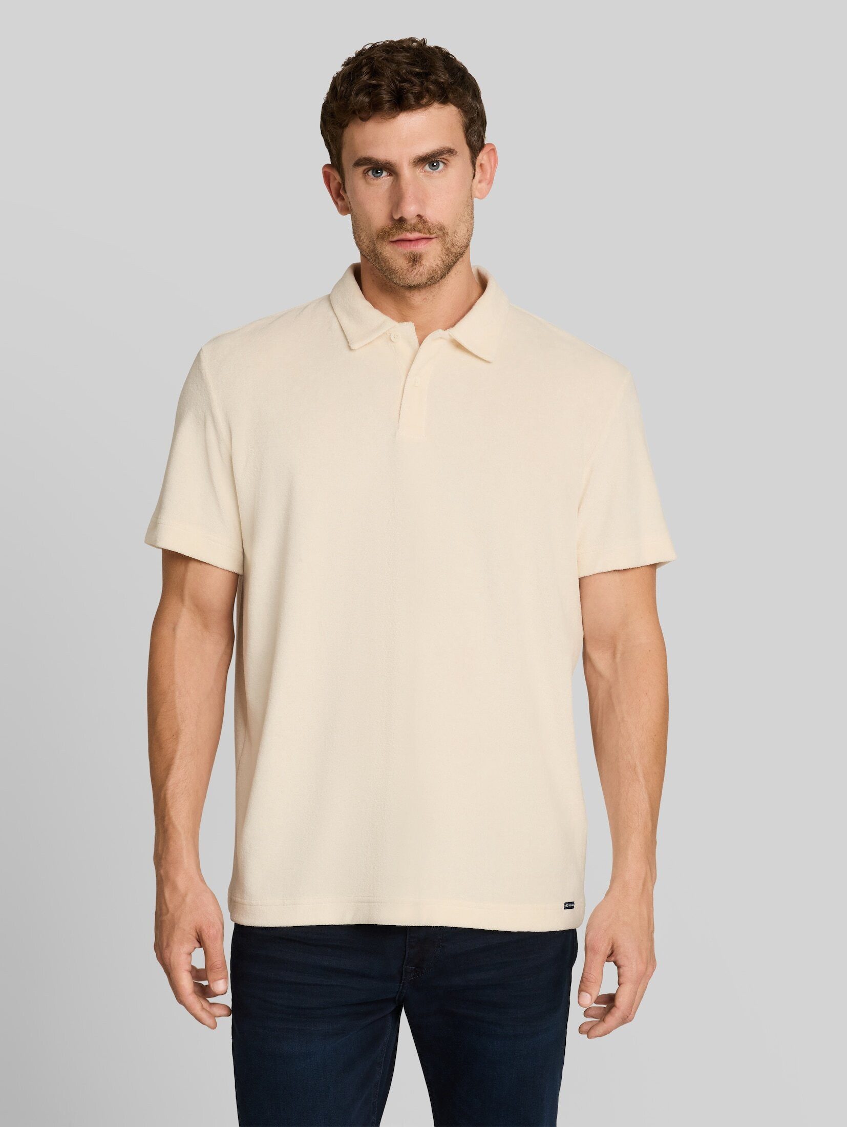 TOM TAILOR Poloshirt Poloshirts (im Einserpack) Poloshirt aus Frottee