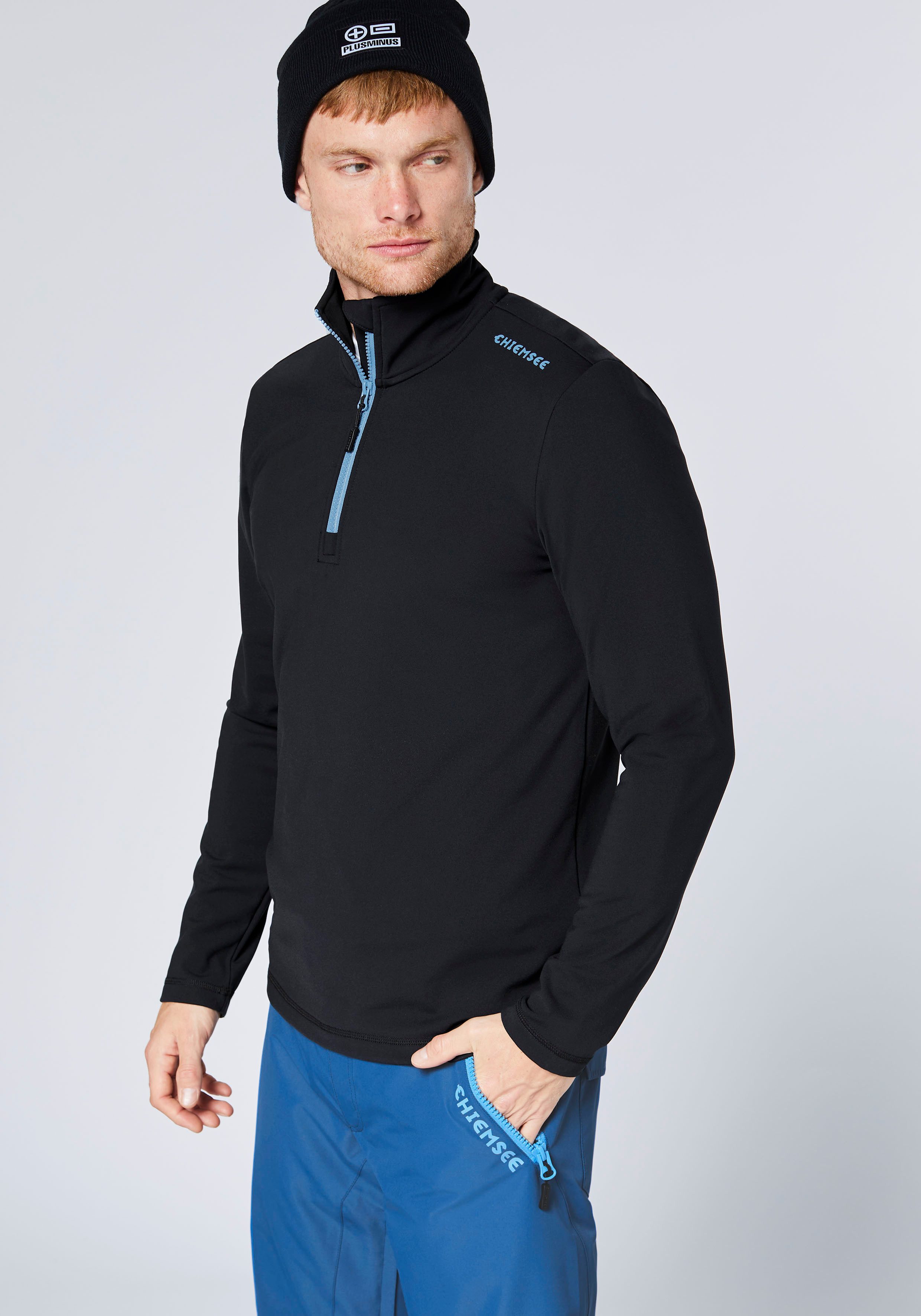 Chiemsee Strickfleece-Pullover aus Strickfleece, mit hochschließendem Krage günstig online kaufen