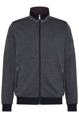 bugatti Sweatjacke mit Stehkragen