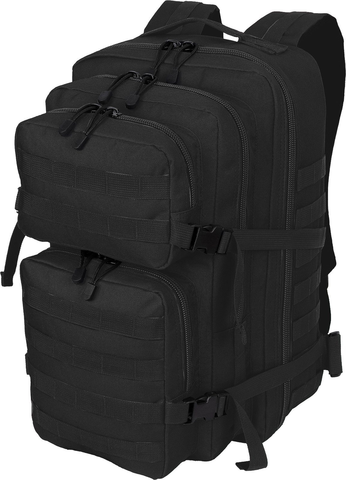 EAAKIE Rucksack Rucksack Sport Reisen Arbeit Army Military Outdoor 50 L SCHWARZ, Freizeitrucksack, Sportrucksack, Military Outdoor