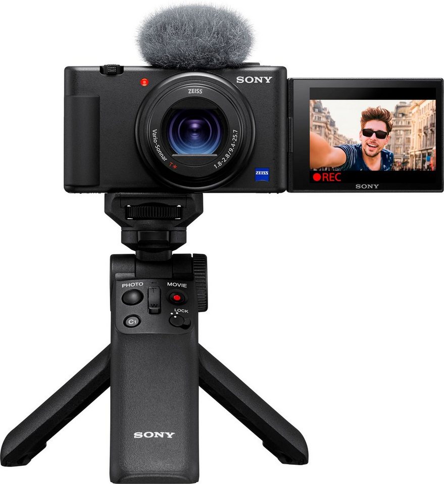 Sony Vlog-Kamera ZV-1 Kompaktkamera (20,1 MP, Bluetooth, WLAN (WiFi)