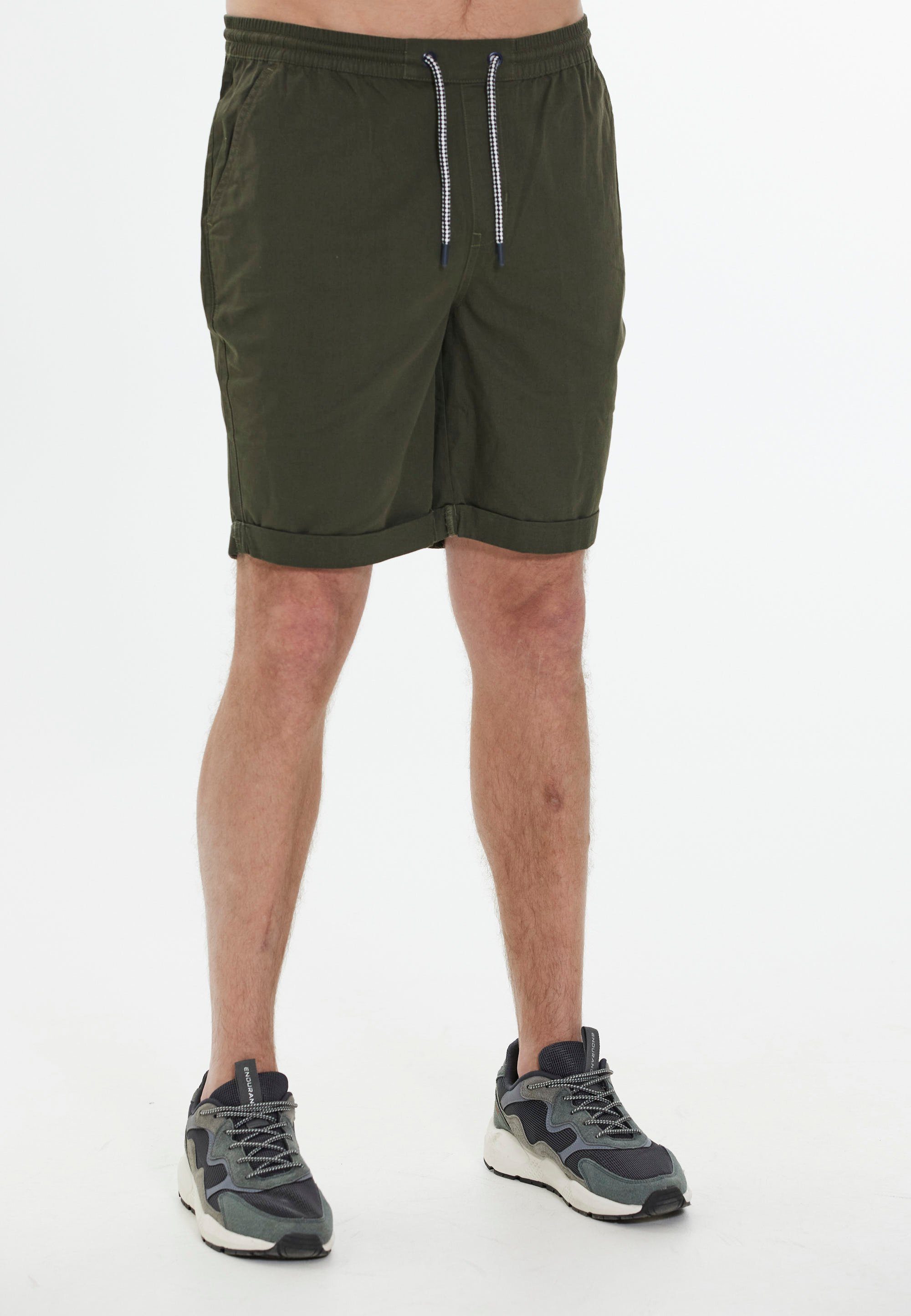 CRUZ Shorts Gilchrest mit praktischen Seitentaschen grün