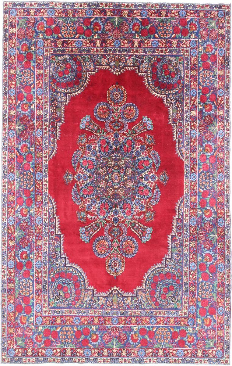 Orientteppich Mashhad Antik 213x337 Handgeknüpfter Orientteppich / Perserteppich, Nain Trading, rechteckig, Höhe: 12 mm
