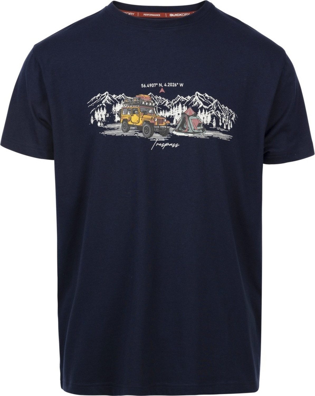 Trespass T-Shirt Horton Casual Printed Tshirt