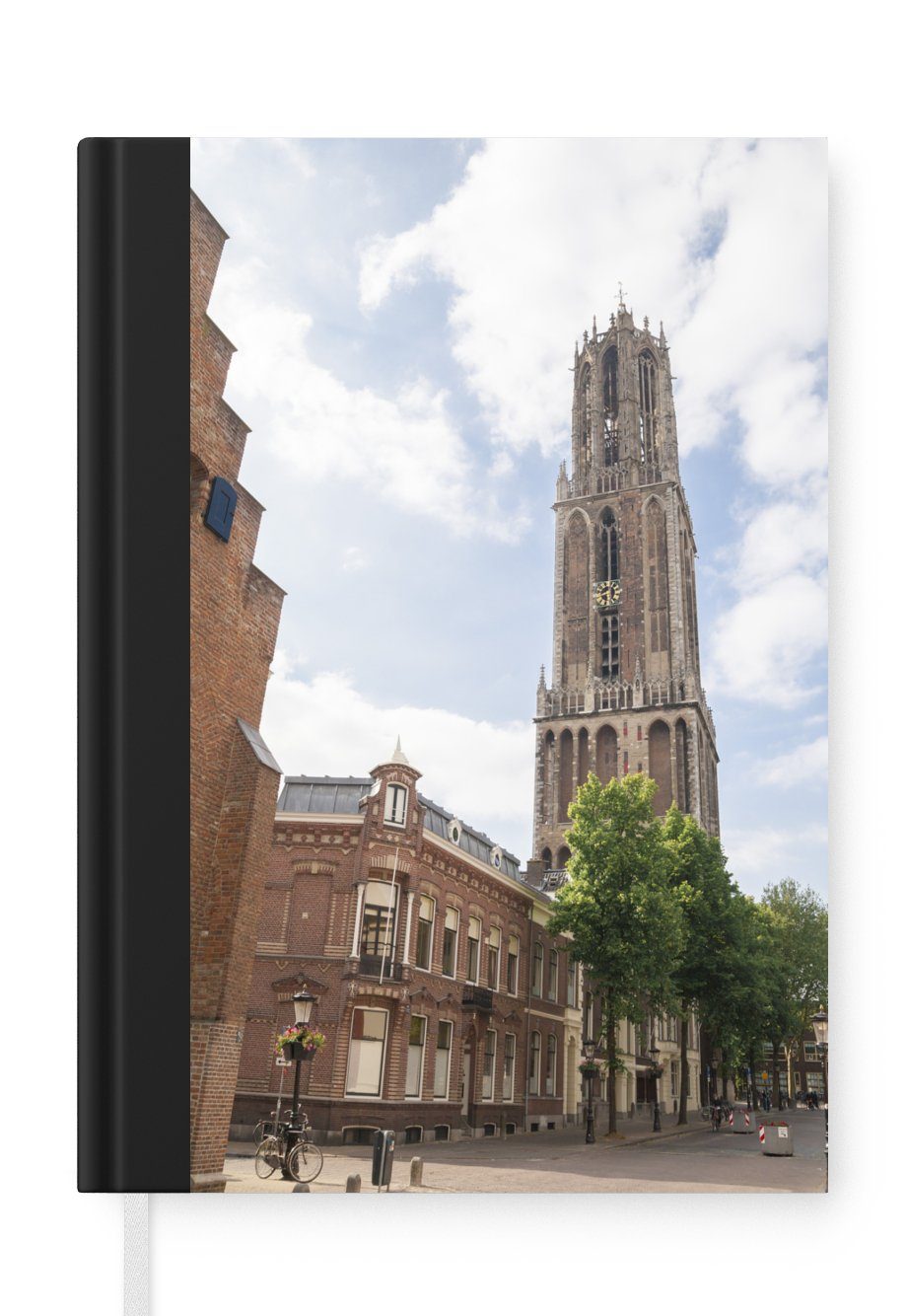 - - Tagebuch, Notizbuch Notizheft, Seiten, Haushaltsbuch MuchoWow 98 Domtoren Journal, A5, Merkzettel, Ansicht Utrecht,