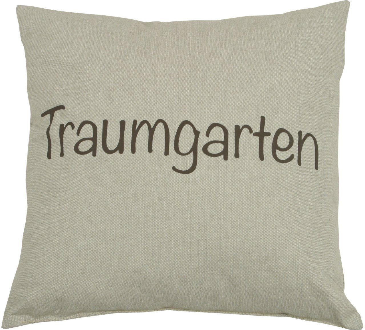 Dekokissen GO-DE Sprüchekissen 38 x 38 x 12 cm, anthrazit
