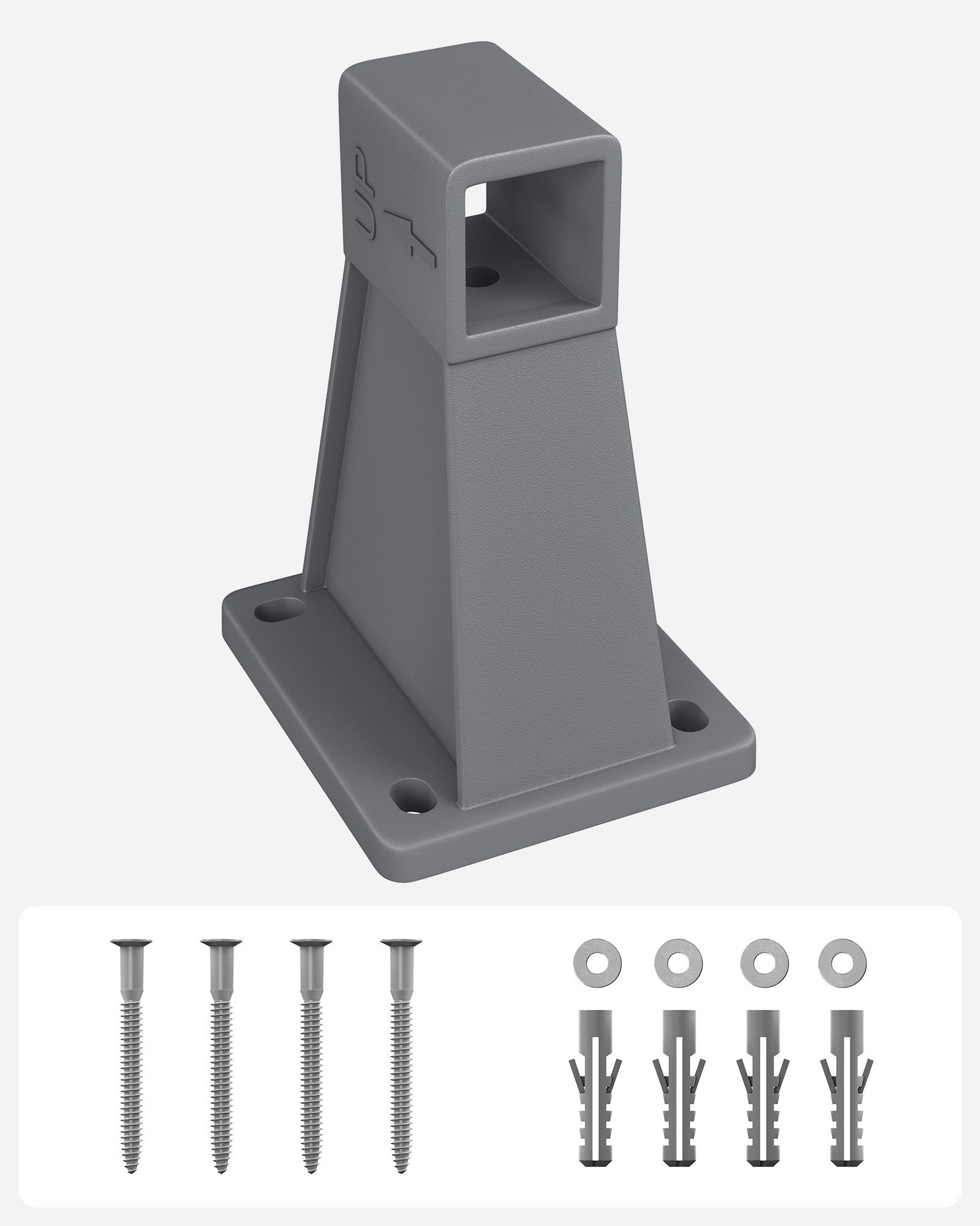 SONGMICS Seitenmarkise Wandhalterung Wandhalter, Auszugsfixierung