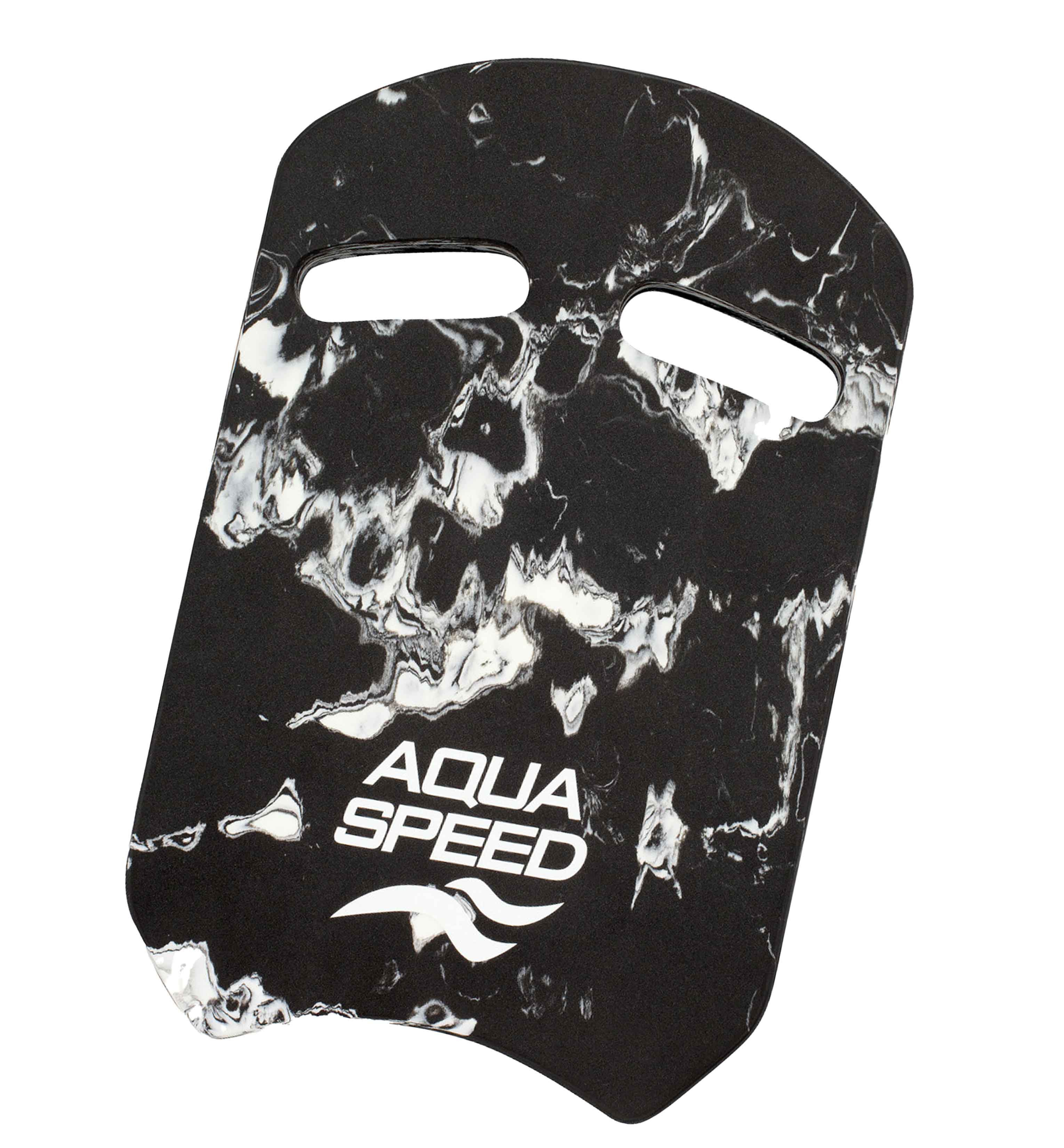 Aqua Speed Schwimmbrett Aqua Speed Erwachsene UNI KICKBOARD SWIRL (43 cm x 28 cm x 3,6 cm) (Schwimmhilfe / Schwimmboard / Trainingsbrett / Aqua-Board / Wasserbrett), Vielseitiges Kickboard für Schwimmtraining, Aqua-Fitness & Reha