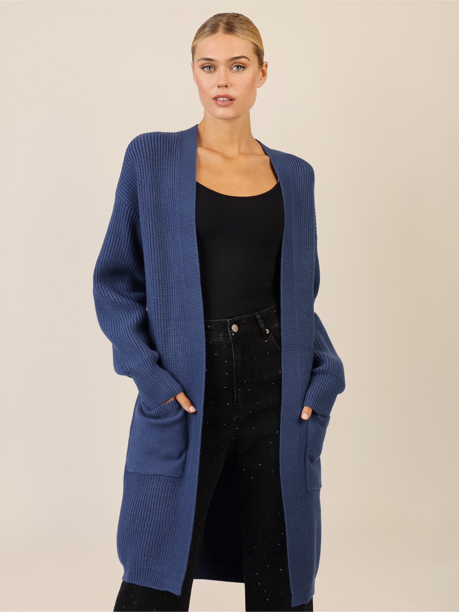 Apart Strickjacke mit aufgesetzten Taschen günstig online kaufen