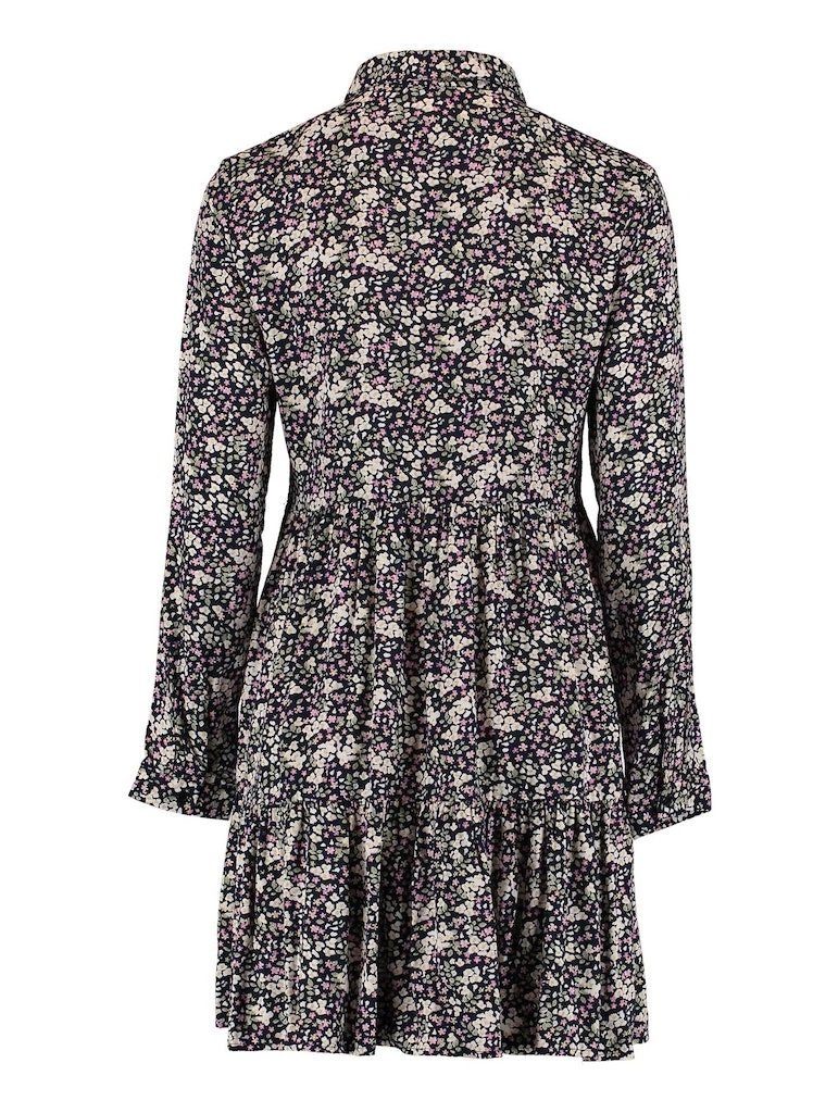 HaILY\'S Shirtkleid Hemd Kleid Mini Blusen Dress La44rissa (knielang) 5945  in Schwarz